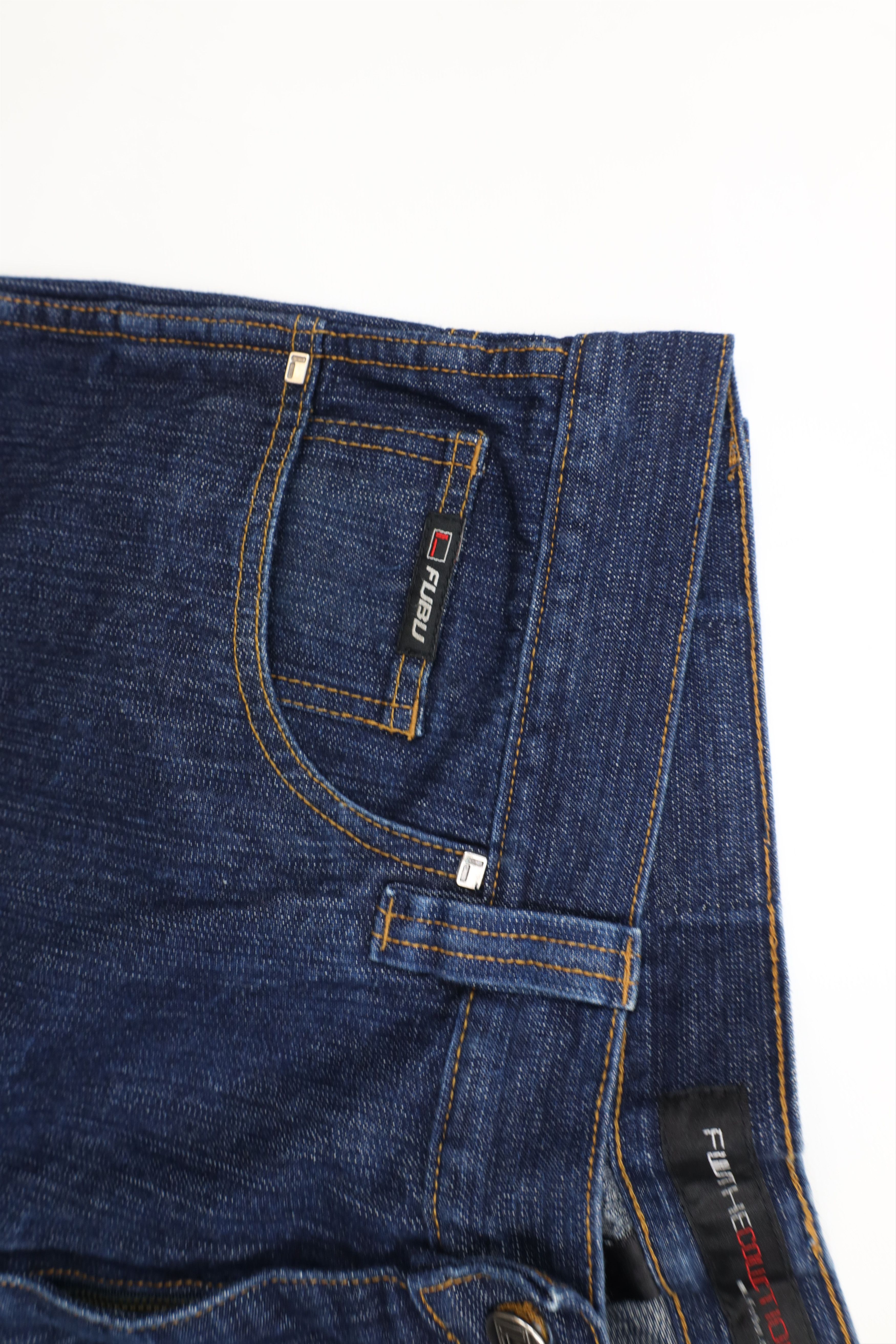 Fubu Vintage 90s Y2K FUBU Relaxed Fit Denim Jean Shorts Jorts Size US 38 / EU 54 - 6 Thumbnail