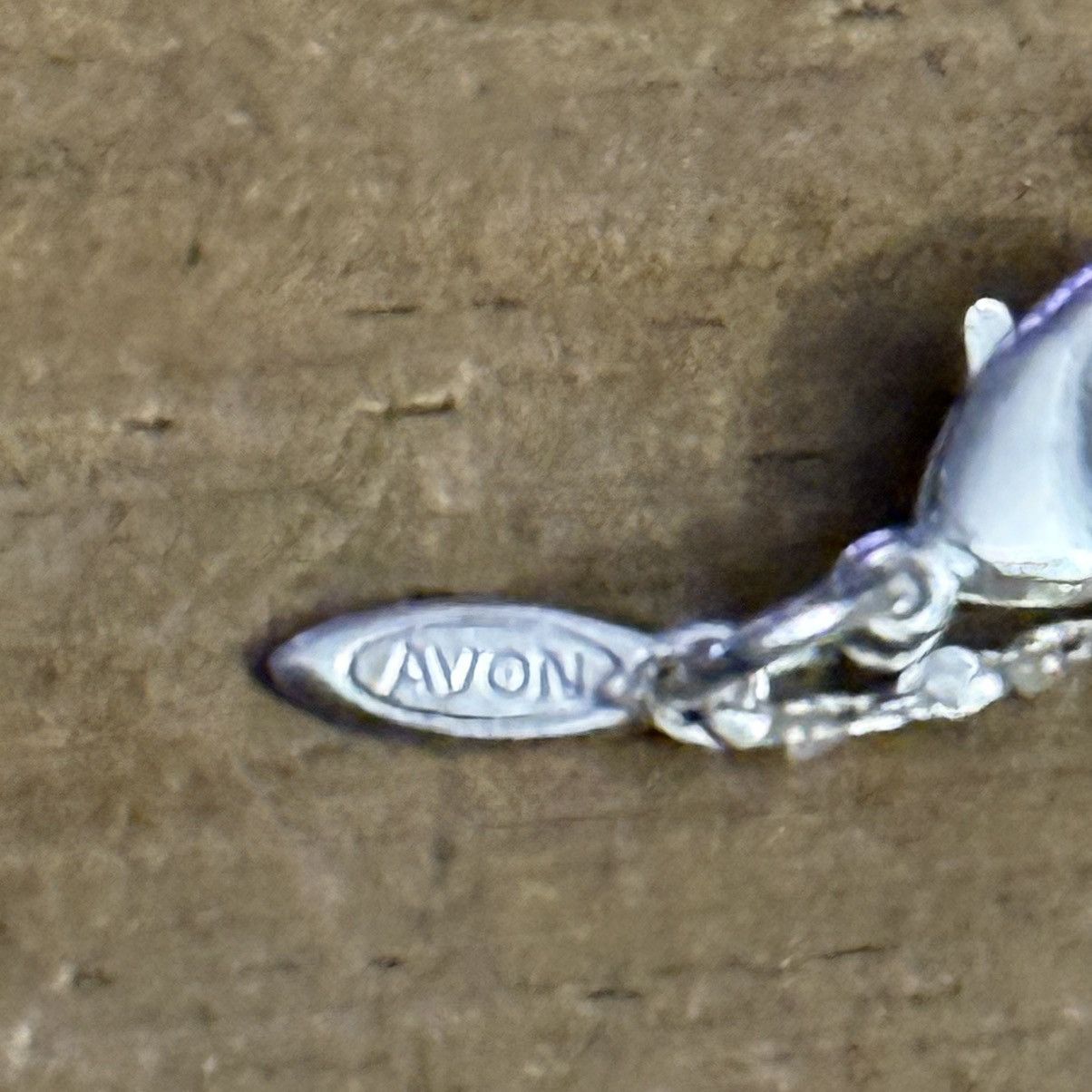 Vintage Avon silver tone bezel CZ necklace and earrings set Size ONE SIZE - 7 Thumbnail