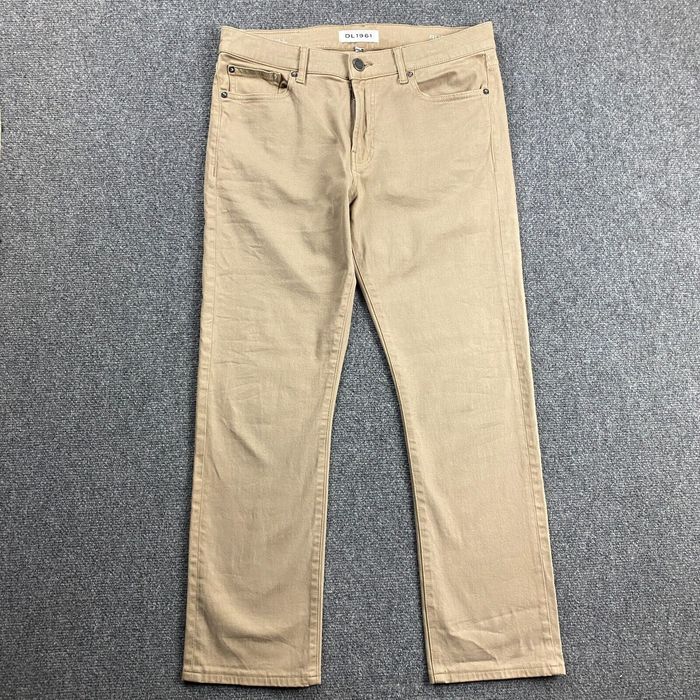 Dl1961 DL 1961 Jeans Men's 32x30 Beige Russell Slim Straight XTWILL ...