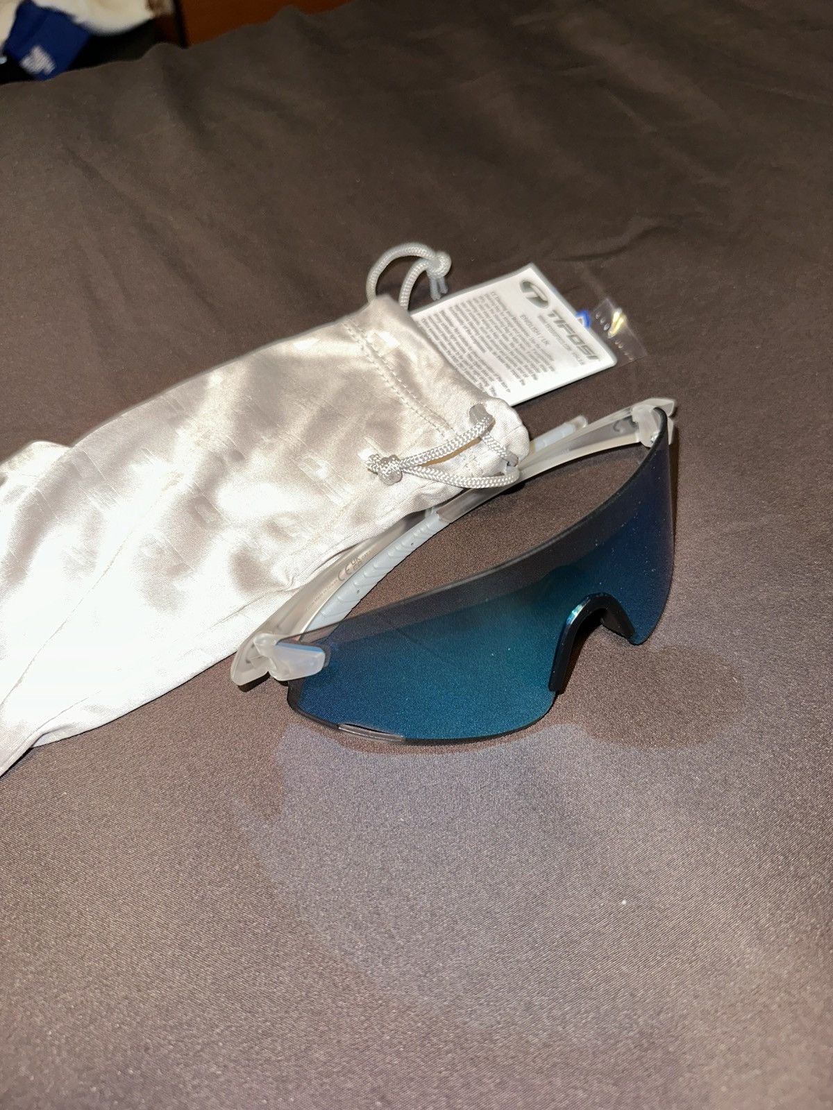 Other Tifosi Optics VOGEL XC Sunglasses Satin Clear Frame Sky Blue Size ONE SIZE - 1 Thumbnail