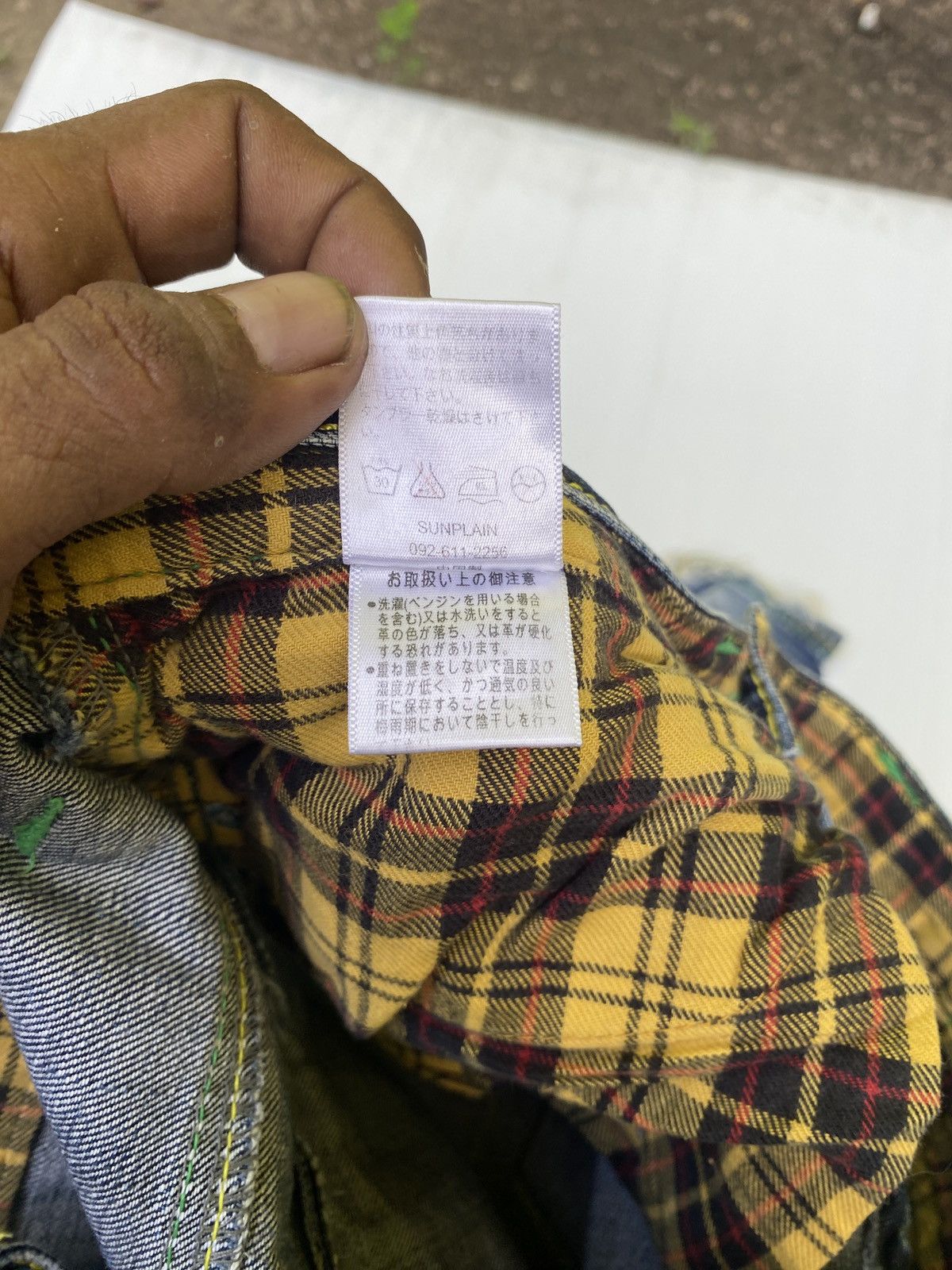 If Six Was Nine × Japanese Brand Sorridere double waist denim pants Size US 32 / EU 48 - 14 Thumbnail
