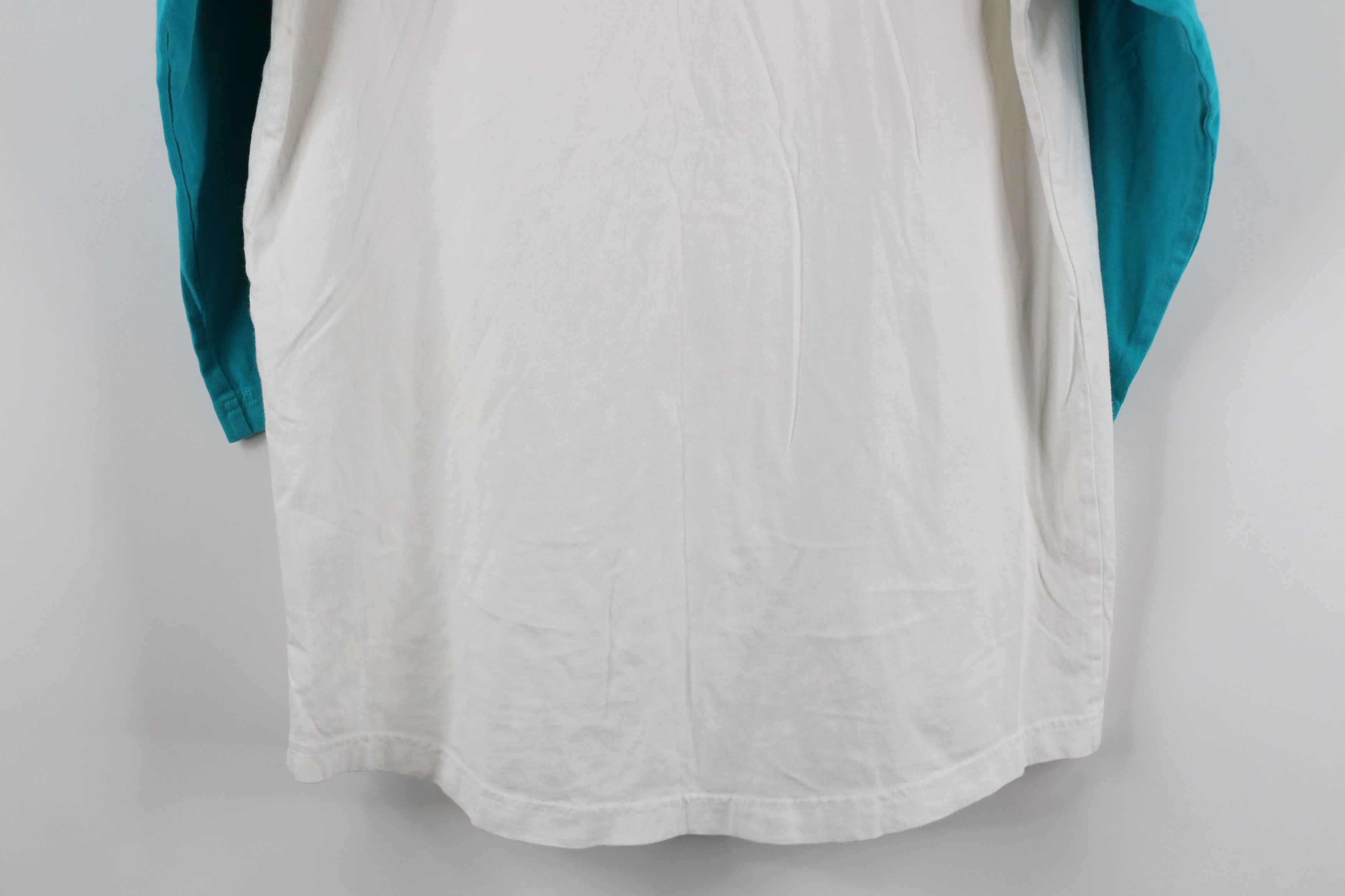 Nike × Vintage Vintage Nike Air Out Big Swoosh 3/4 Sleeve Raglan T-Shirt Size US M / EU 48-50 / 2 - 11 Thumbnail