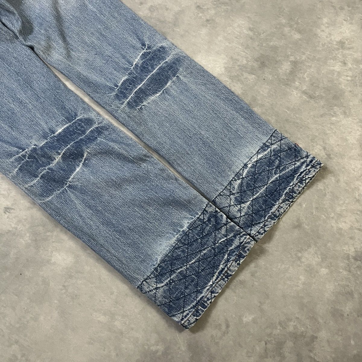 Japanese Brand Rare Japanese Art Denim – Sakura Blossom Embroidery Size US 34 / EU 50 - 12 Thumbnail