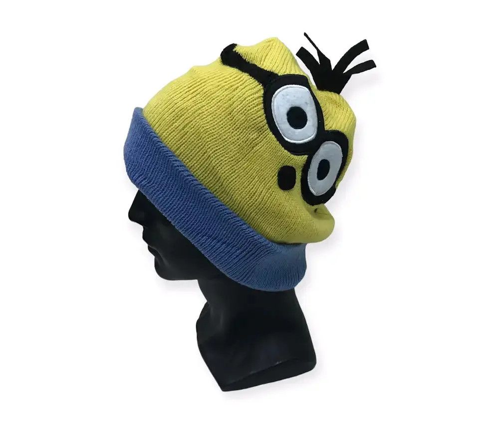 Cartoon Network × Vintage Minion Face Beanie Hat Size ONE SIZE - 1 Thumbnail
