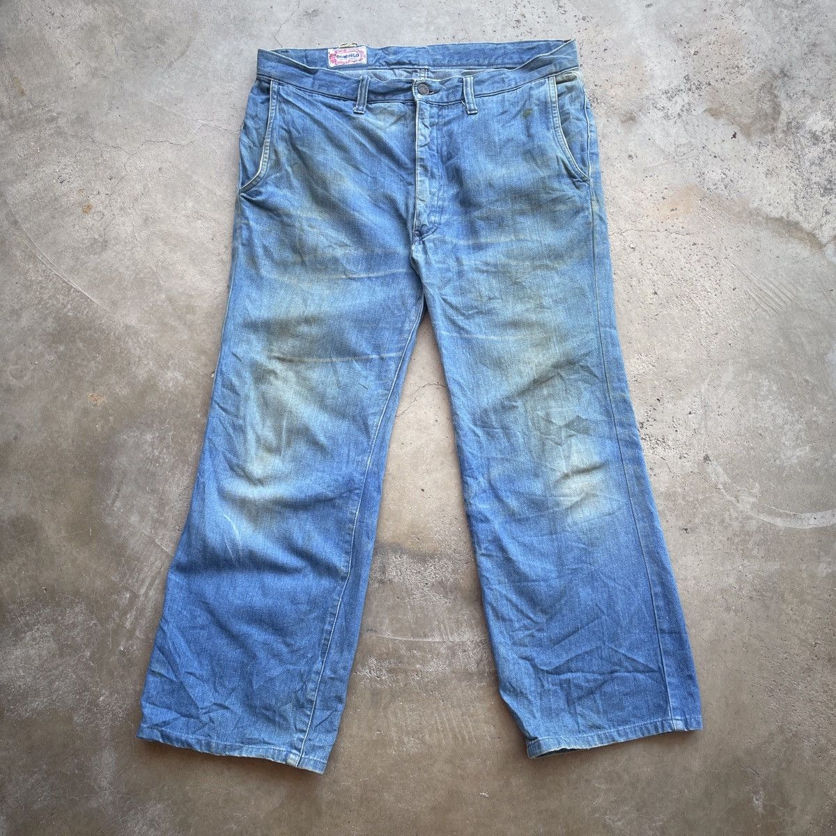 Japanese Brand Vintage Domigo Distressed Denim Jeans Size US 26 / EU 42 - 1 Thumbnail