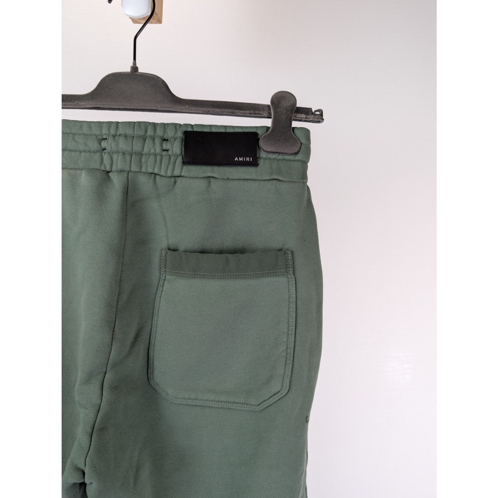 Amiri o1rshd1 Watercolor MA Sweatpants / Joggers in Green/Peach Size US 32 / EU 48 - 15 Thumbnail