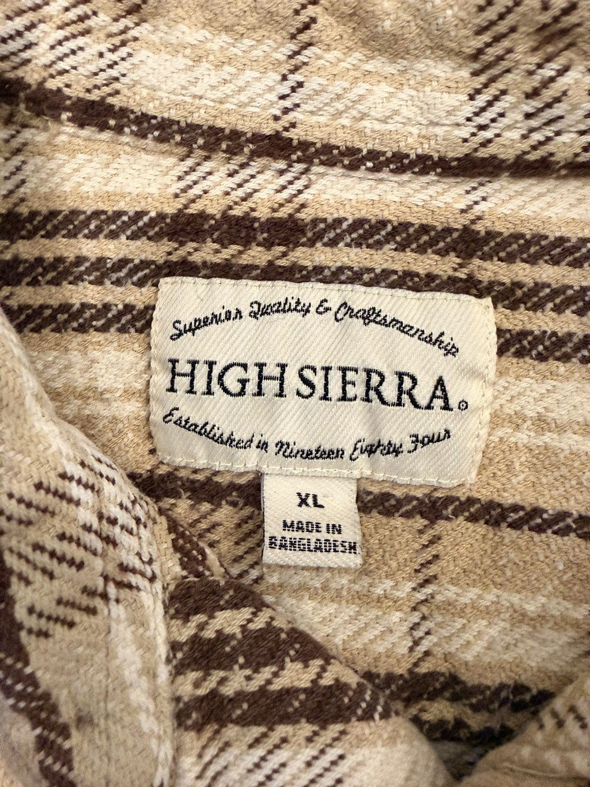 High Sierra HEAVYWEIGHT HIGH SIERRA FLANNEL Size US XL / EU 56 / 4 - 2 Thumbnail