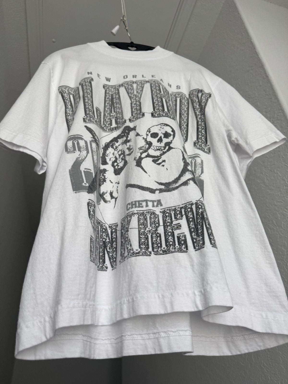 G59 Records × STAFF WORKFORCE Sin Krewe Chetta SK CHAMPION playboy NEW ORLEANS suicideboys Size US S / EU 44-46 / 1 - 18 Thumbnail