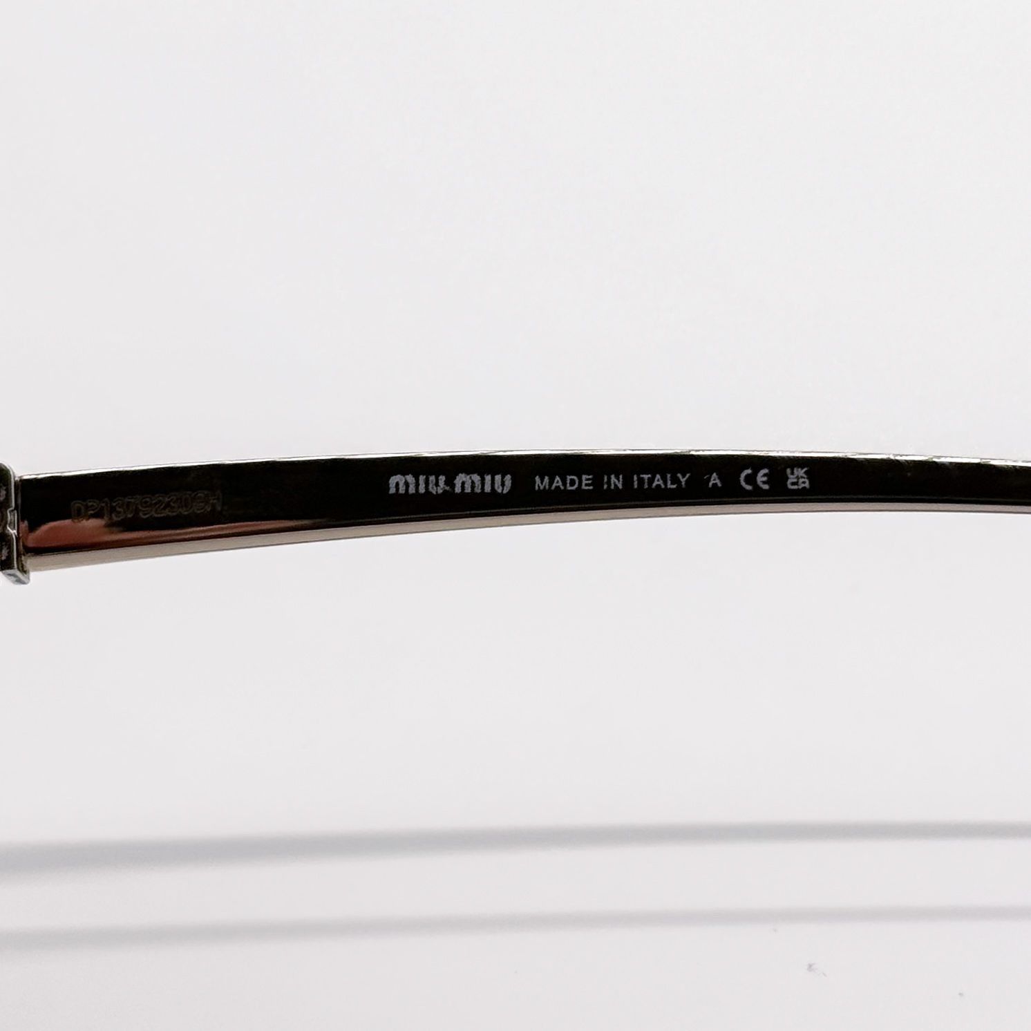 Miu Miu NEW MIU MIU SUNGLASSES MUA56S ZVN80Q GOLD MU A56S, SMU A56 Size ONE SIZE - 11 Thumbnail