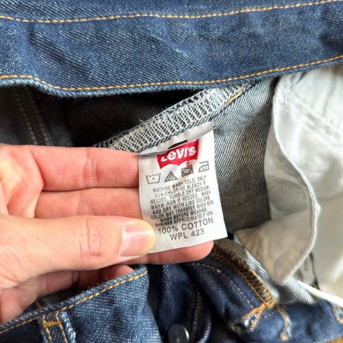 Levi's VINTAGE Levi’s 501xx Button Fly Denim Jeans Men 35x36 Blue Regular Inseam 36" Solid Mid Rise Straight 501oo? (Wait). Size US 35 - 6 Thumbnail
