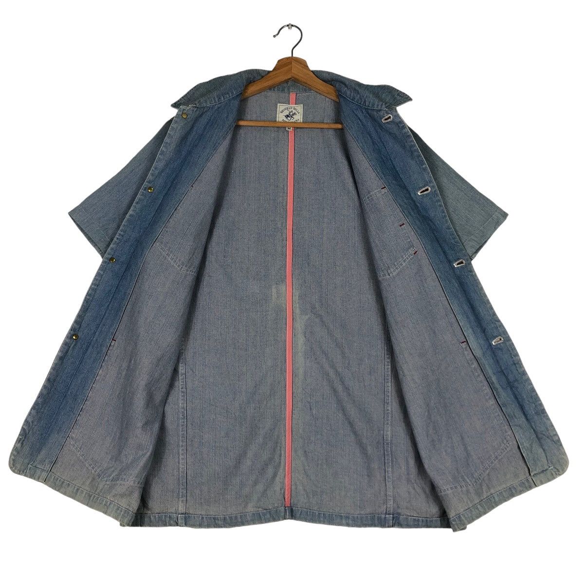 Japanese Brand 🔥Vtg Denim Chore Chambray Jacket Beverly Hills Polo Club Size US M / EU 48-50 / 2 - 11 Thumbnail