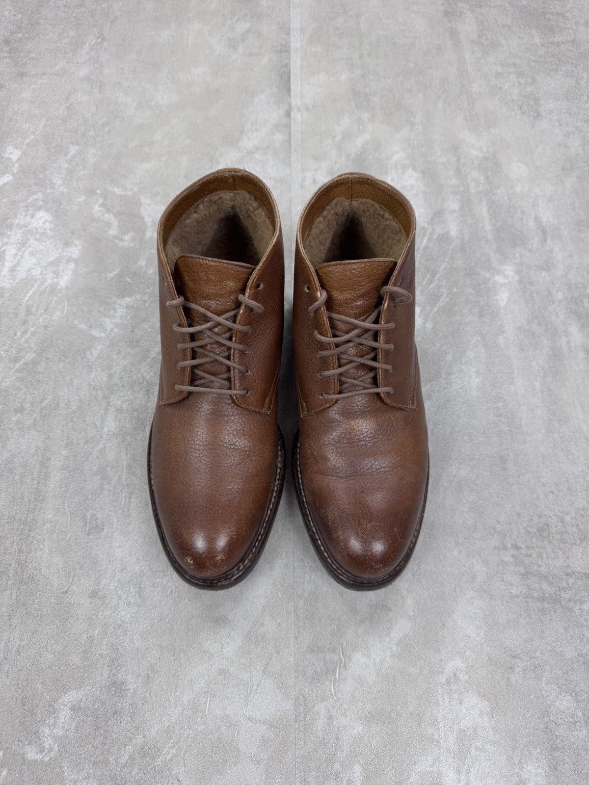 Brunello Cucinelli Brunello Cucinelli leather boots with sheep fur Mens size 39 Size US 6 / EU 39 - 3 Thumbnail