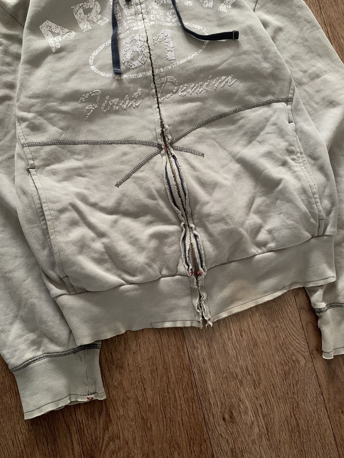 Armani × Giorgio Armani × Vintage Vintage Armani jeans Zip hoodie Size US M / EU 48-50 / 2 - 4 Thumbnail