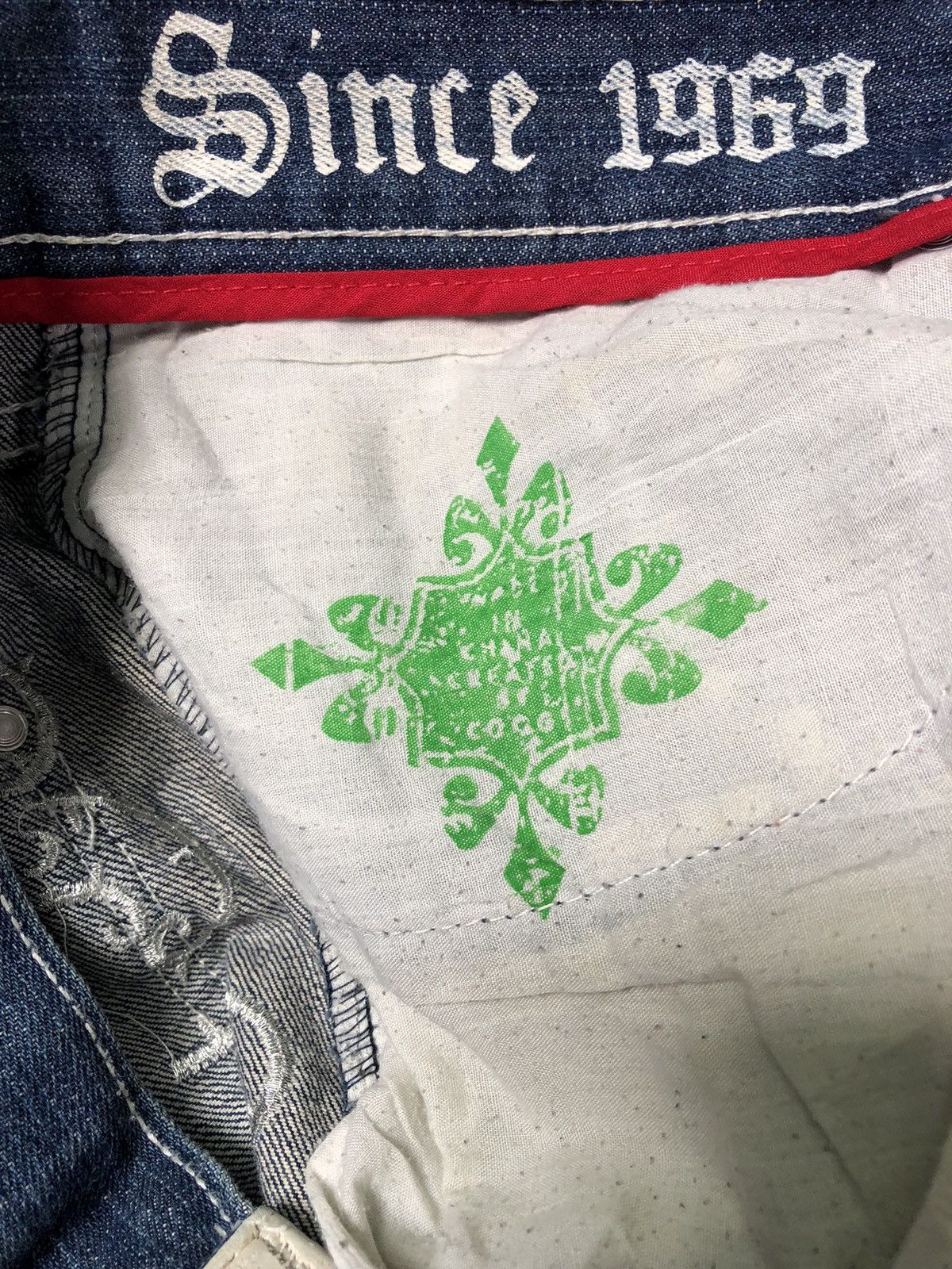 Coogi Coogi Baggy Jeans Embroidered Y2k Rapper Style Size US 36 / EU 52 - 22 Thumbnail