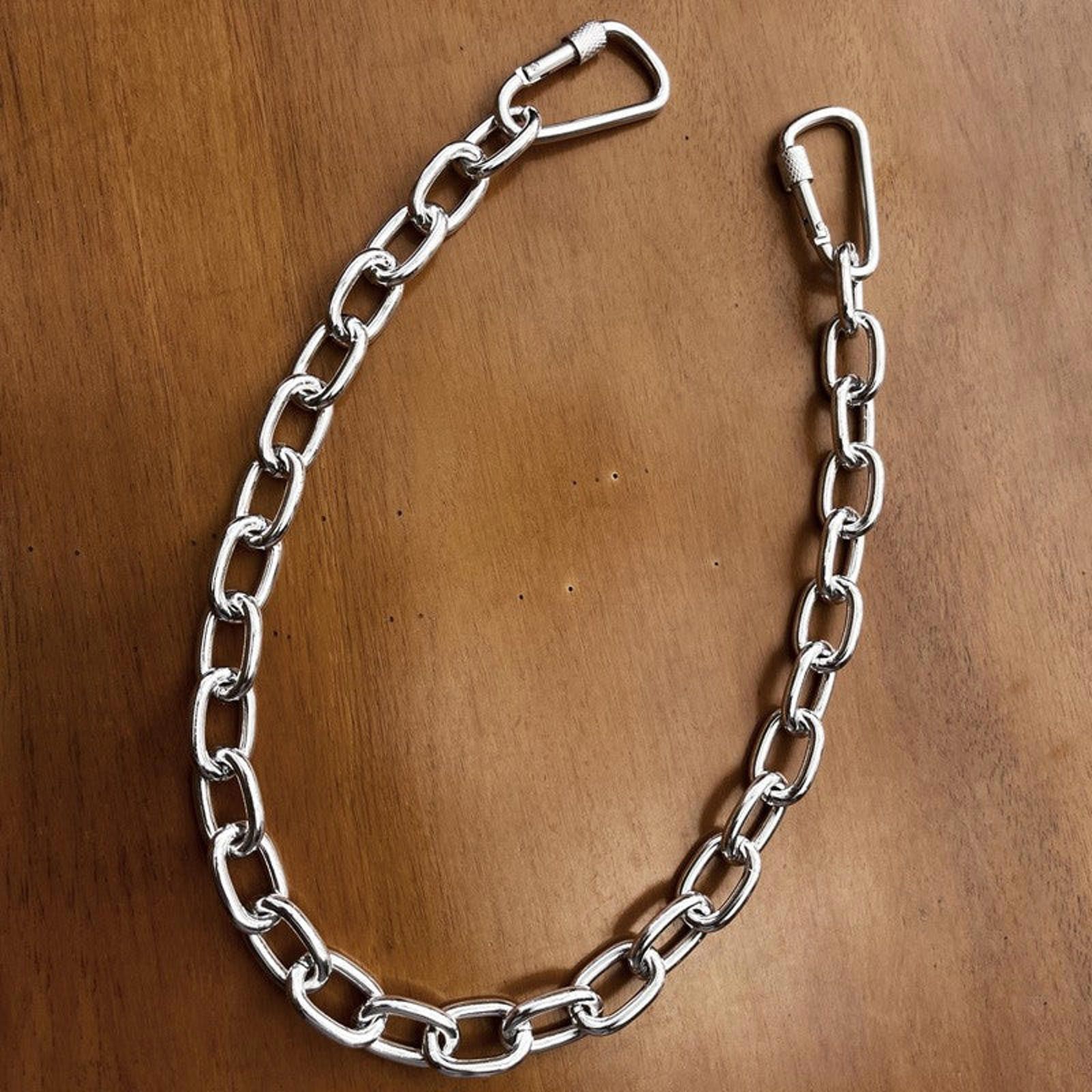 Jewelry Aluminum Buckle Thick Pants Chain, Wallet Chain Size ONE SIZE - 5 Thumbnail