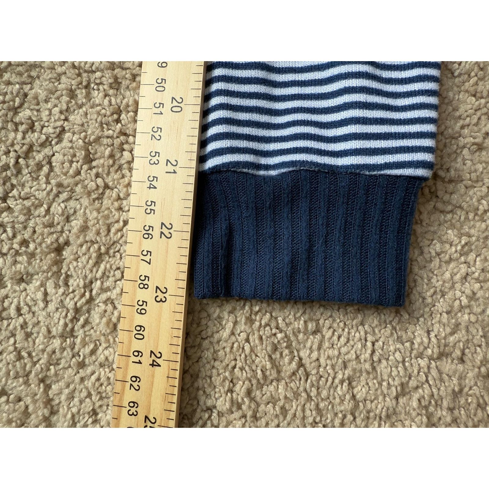 Born Vintage Born Striped High-Low Long Sleeve Shirt Womens M Size M / US 6-8 / IT 42-44 - 8 Thumbnail