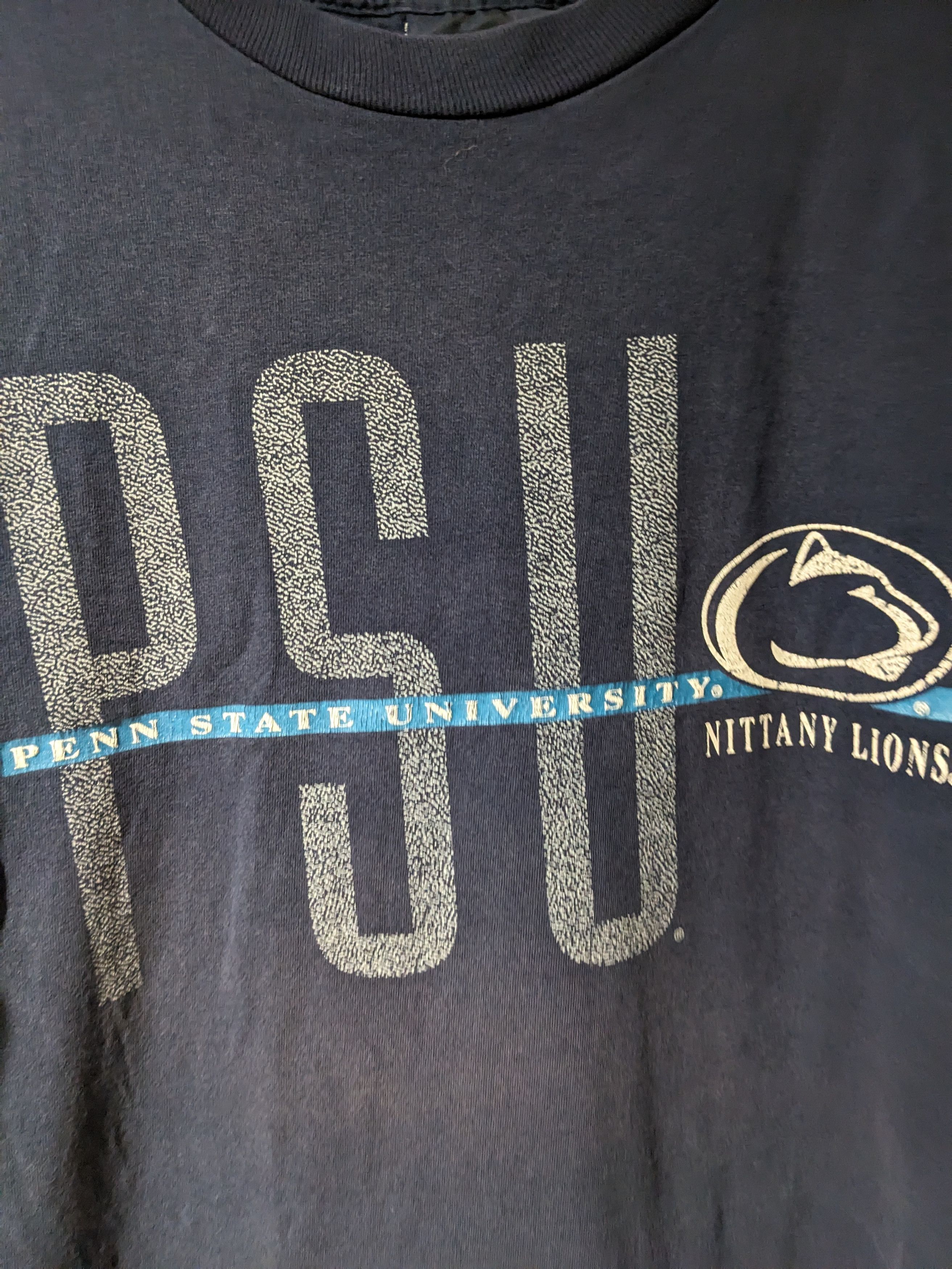 Vintage Vintage 90s Penn State University Nittany Lion T-Shirt Size US L / EU 52-54 / 3 - 2 Thumbnail