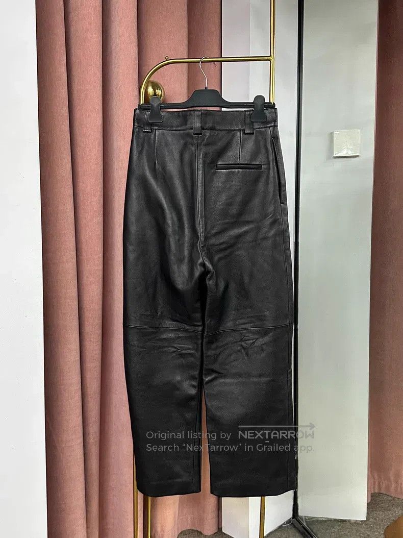 Balenciaga Balenciaga Black leather trousers Size US 36 / EU 52 - 3 Thumbnail