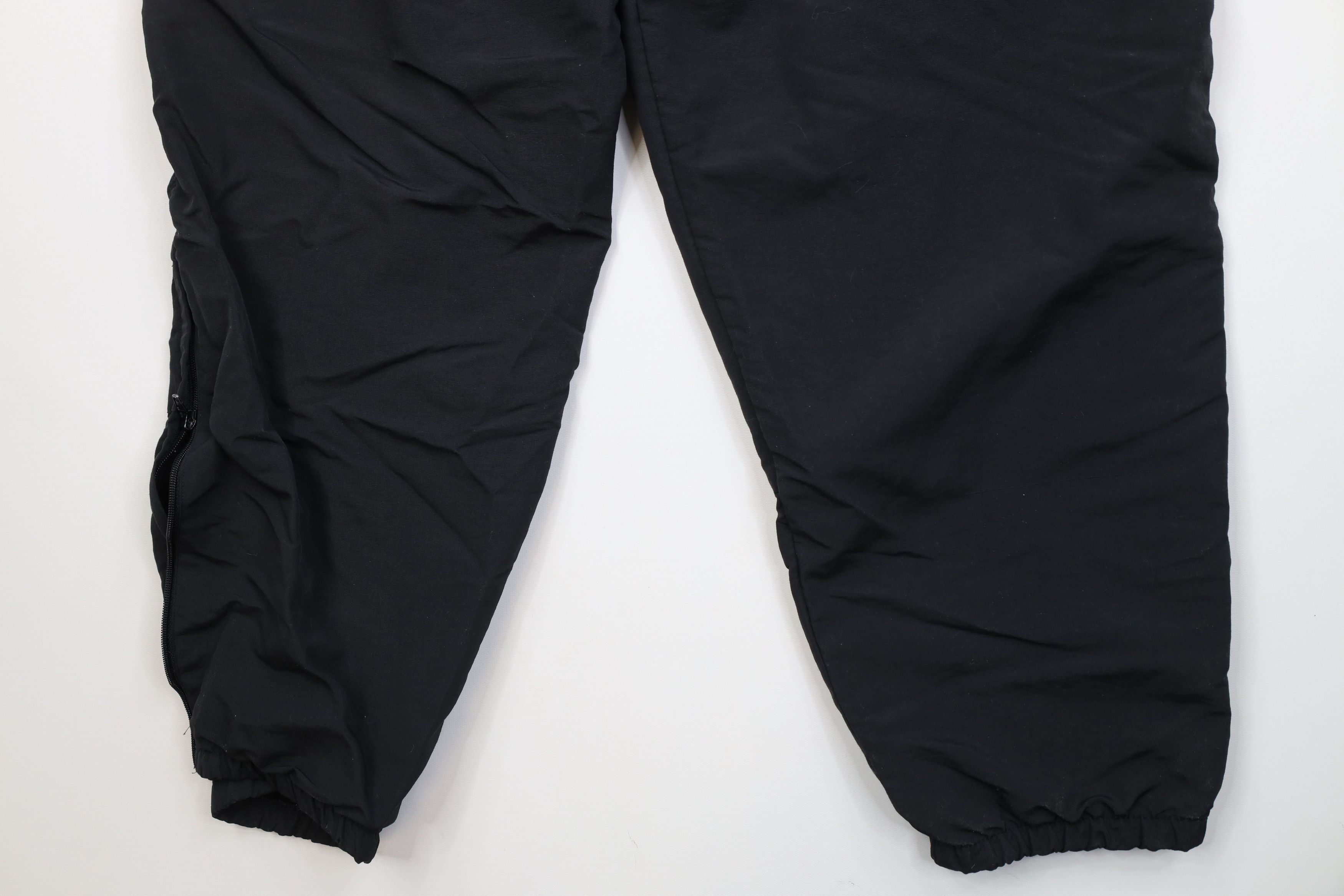 Vintage Vintage 90s Streetwear Lined Windbreaker Joggers Pants Black Size US 36 / EU 52 - 13 Thumbnail