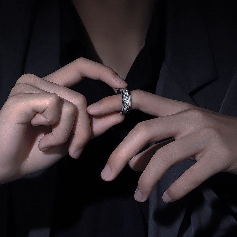 Jewelry Matchless Jewelry Rings Open Size Chrome Ring (Size 7-13) Size ONE SIZE - 1 Thumbnail