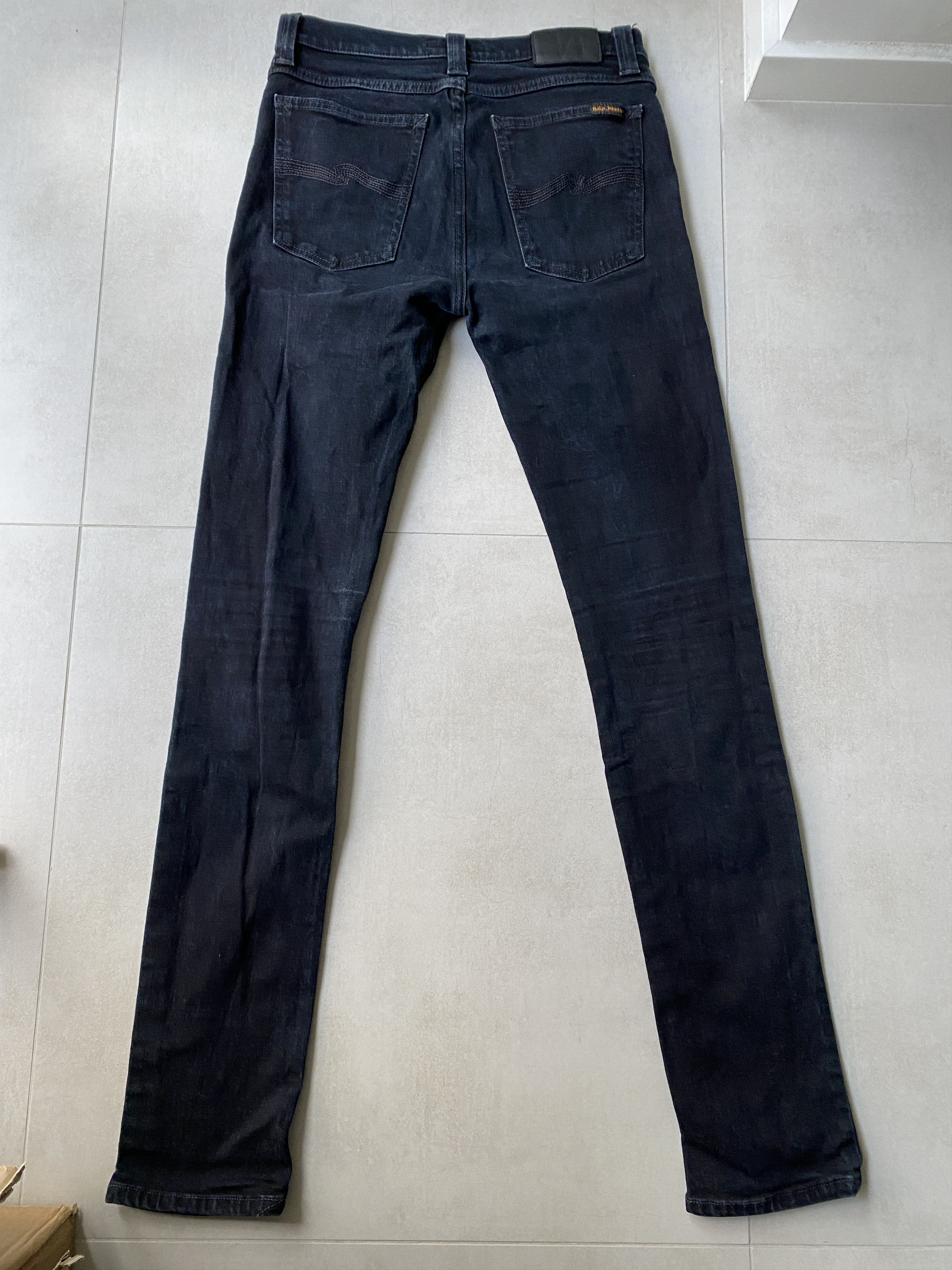 Nudie Jeans Nudie Jeans High Kai Org. Black denim jeans size W 30 L 34 Size US 30 / EU 46 - 1 Thumbnail