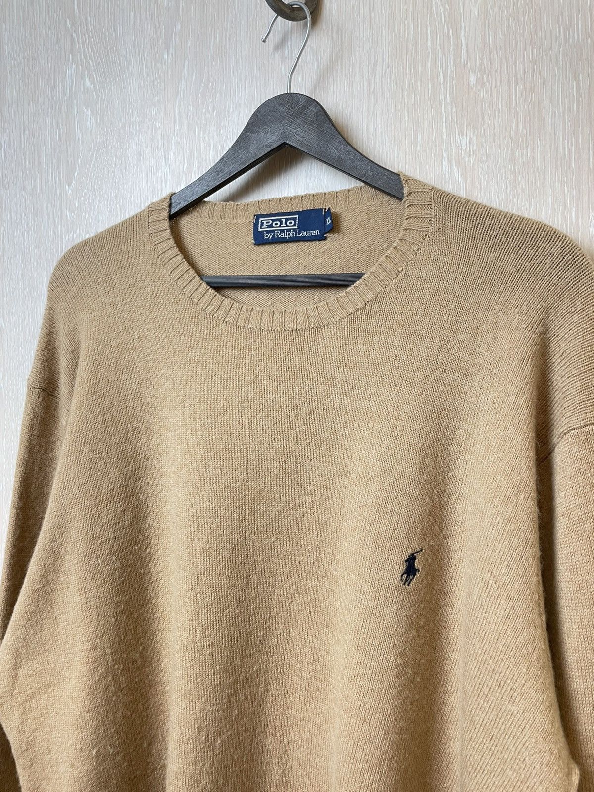 Vintage Vintage Polo Ralph Lauren Lambswool Sweater Size US XL / EU 56 / 4 - 2 Thumbnail