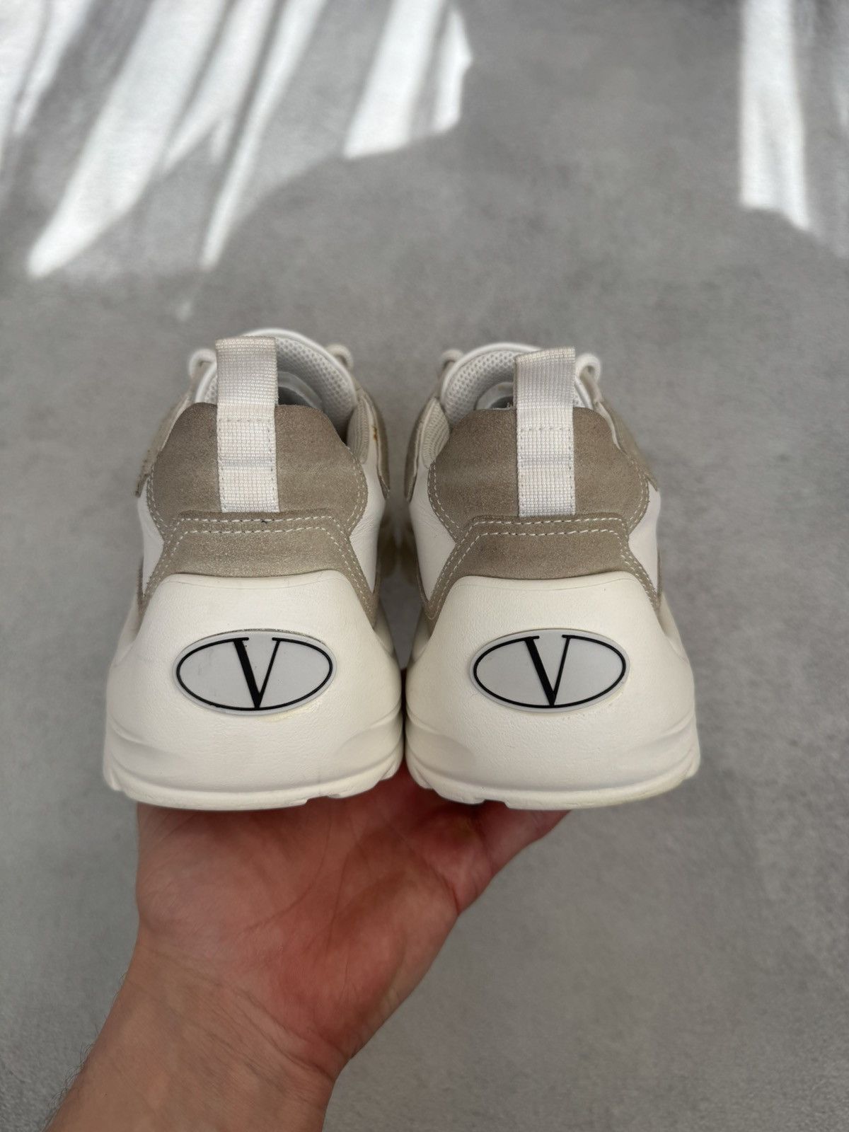 Valentino Valentino Garavani White Gumboy Calfskin Sneakers Size45 Size US 11 / EU 44 - 4 Thumbnail