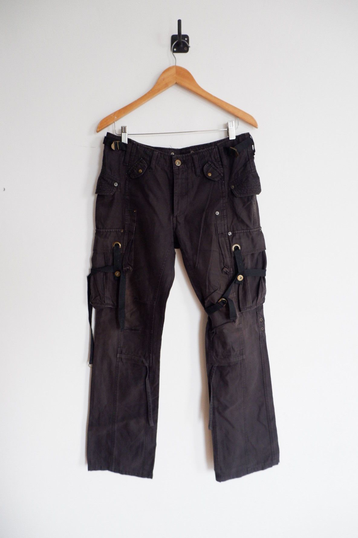 Japanese Brand Vintage Clonedevgru Bondage GasMask Cargo Pants Size US 32 / EU 48 - 1 Thumbnail