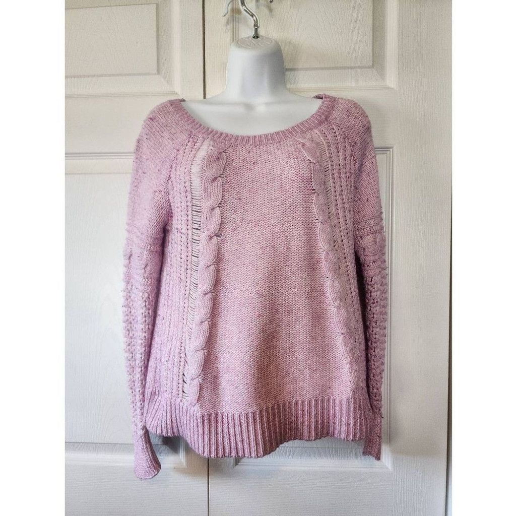 American Eagle Outfitters American Eagle Outfitters Pink Fuzzy Sweater Size XXS / US 00 / IT 34 - 2 Thumbnail