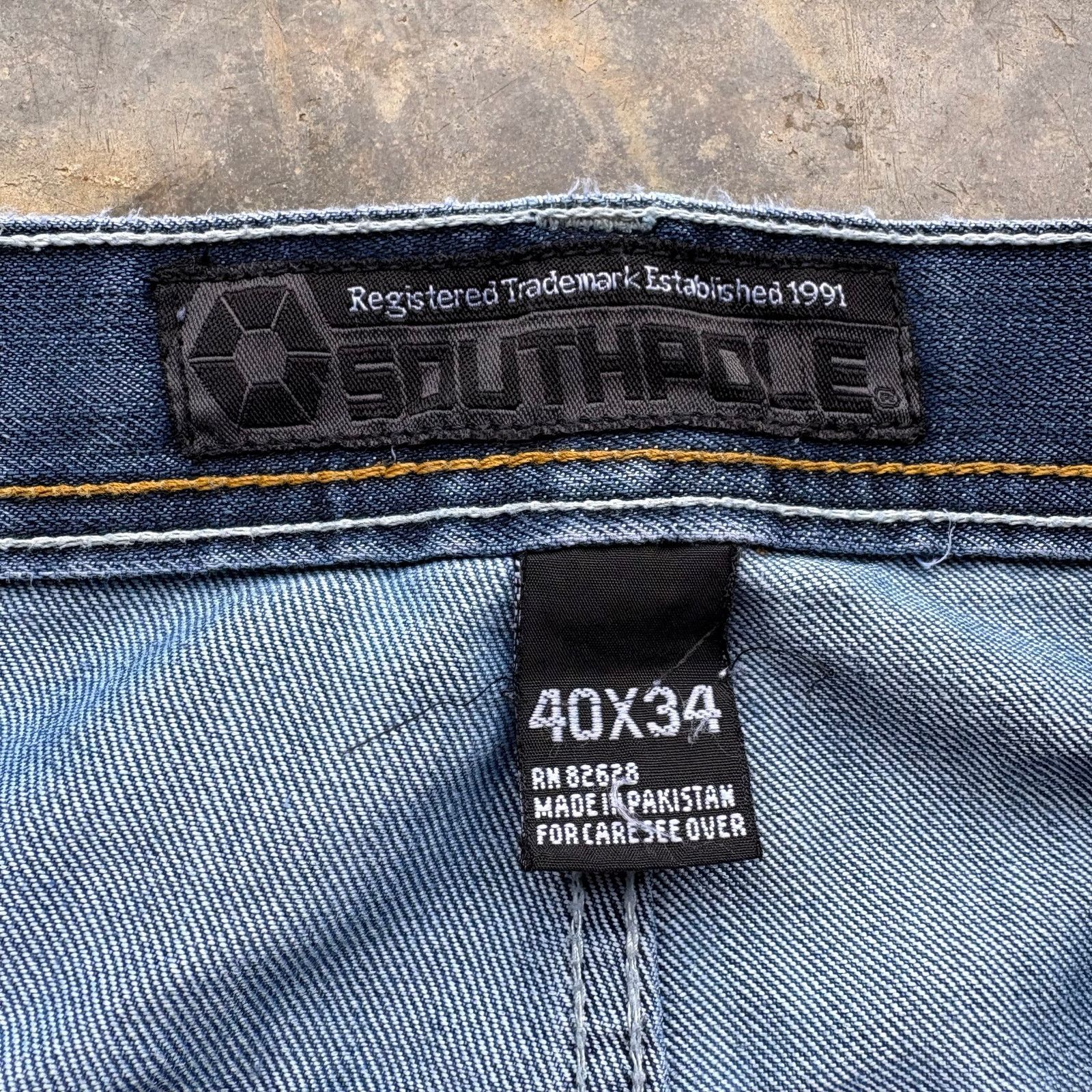 Southpole × Vintage Crazy Y2K Baggy Southpole Blue Jeans Size US 40 / EU 56 - 4 Thumbnail
