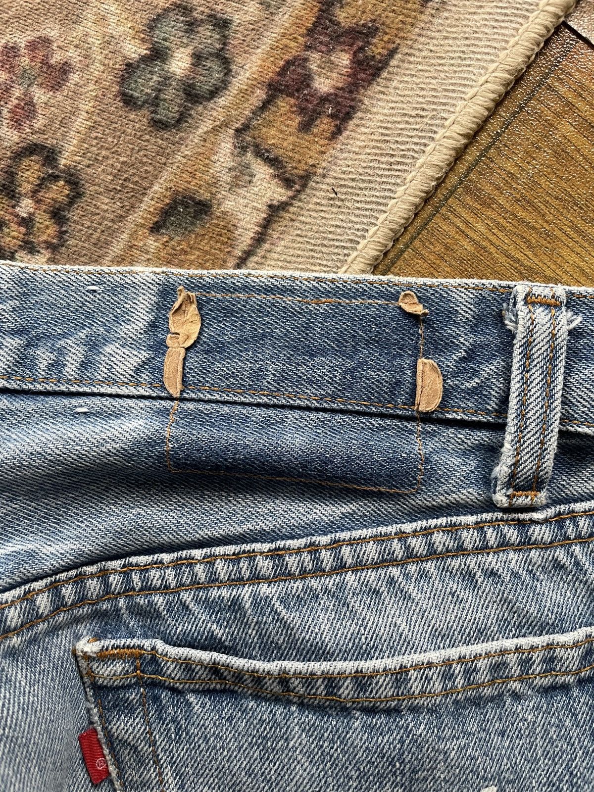Levi's × Levi's Vintage Clothing × Vintage Crazy Vintage 501 Distressed Denim Size US 30 / EU 46 - 14 Thumbnail