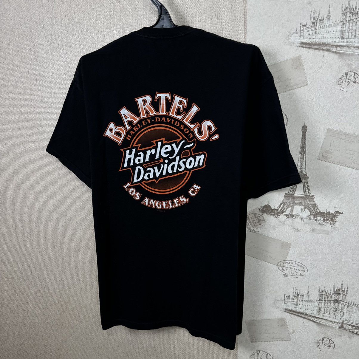 Other Vintage Harley Davidson T shirt Fire Wolf Los Angeles XL Size US XL / EU 56 / 4 - 18 Thumbnail