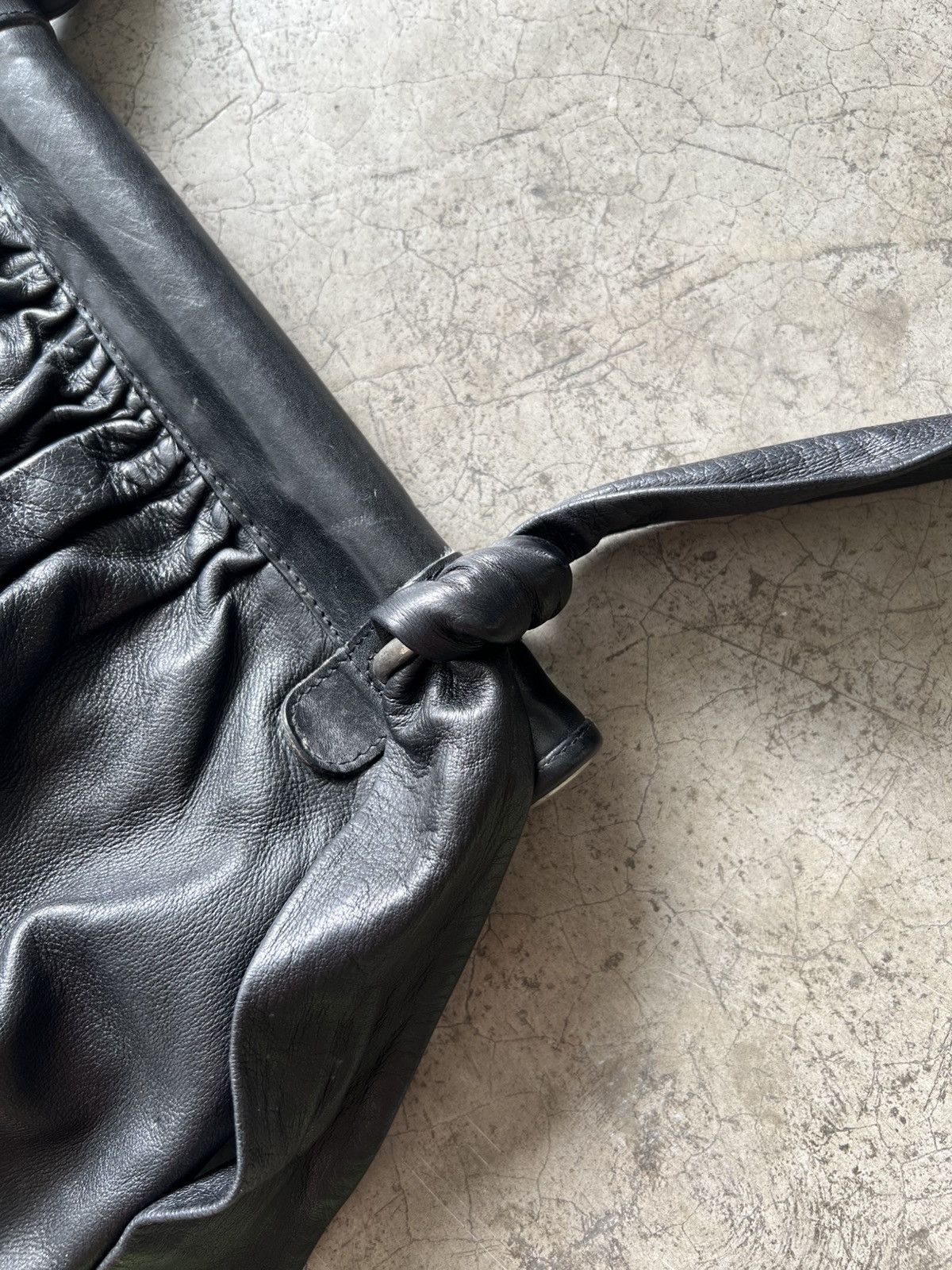 Dries Van Noten Archive Dries Van Noten - Knot Leather Shoulder Bag Size ONE SIZE - 5 Thumbnail