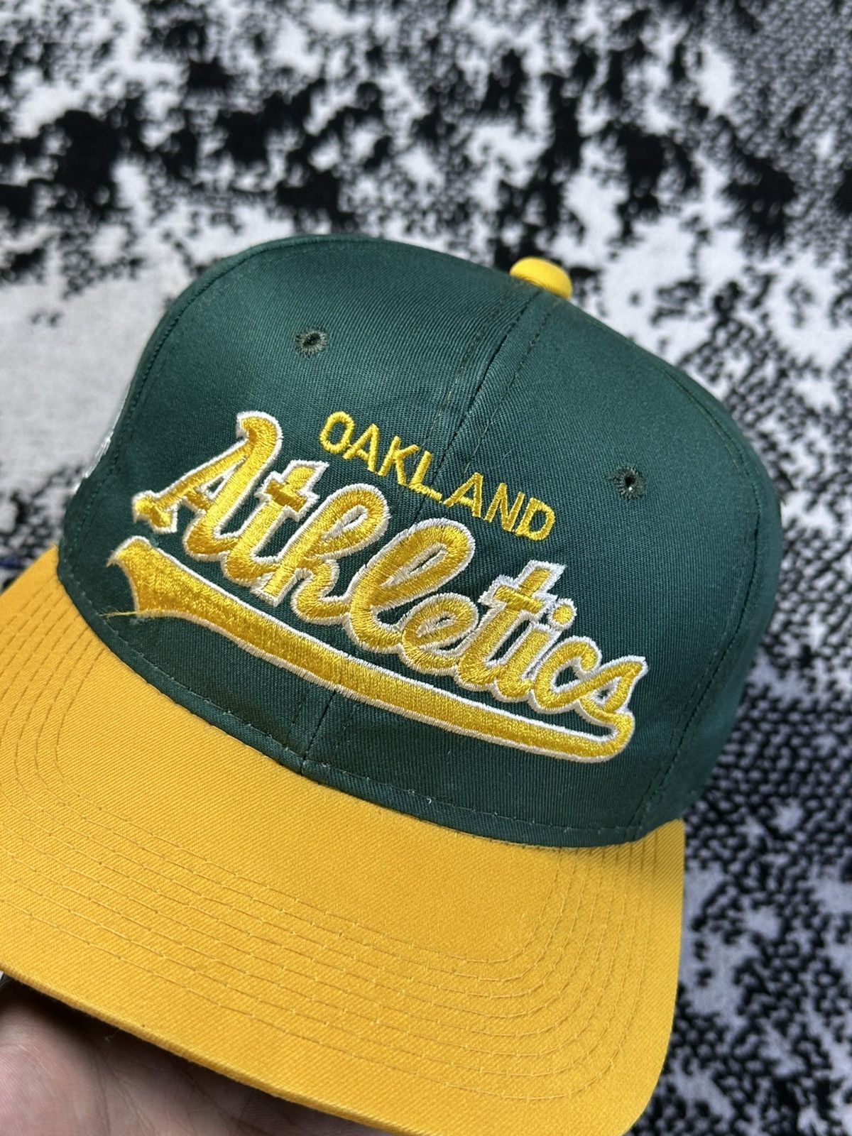 Sports Specialties Vintage 90s Oakland Athletics MLB Sports Specialties Hat Size ONE SIZE - 2 Thumbnail