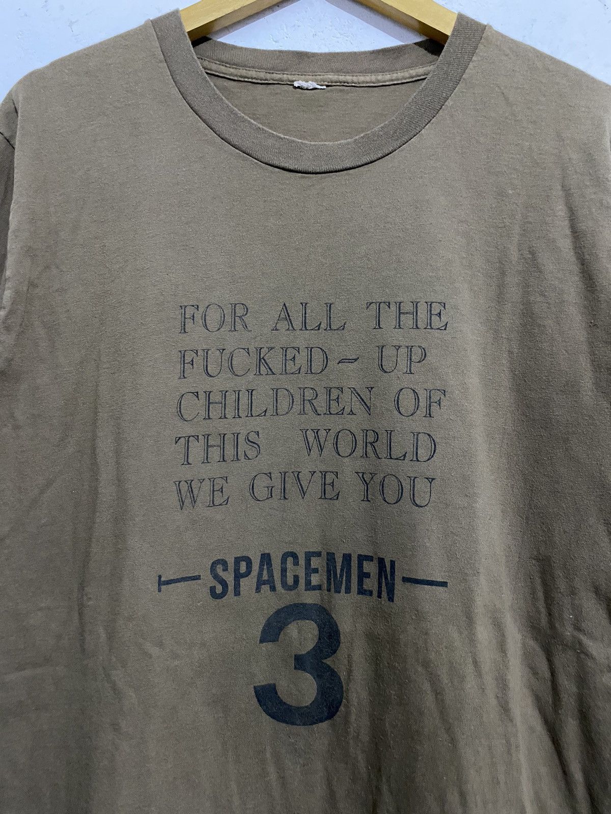 Band Tees 💸BINDINGOFFER💸 Vtg Spaceman 3 For All The Fucked Shirt Word Size US M / EU 48-50 / 2 - 2 Thumbnail