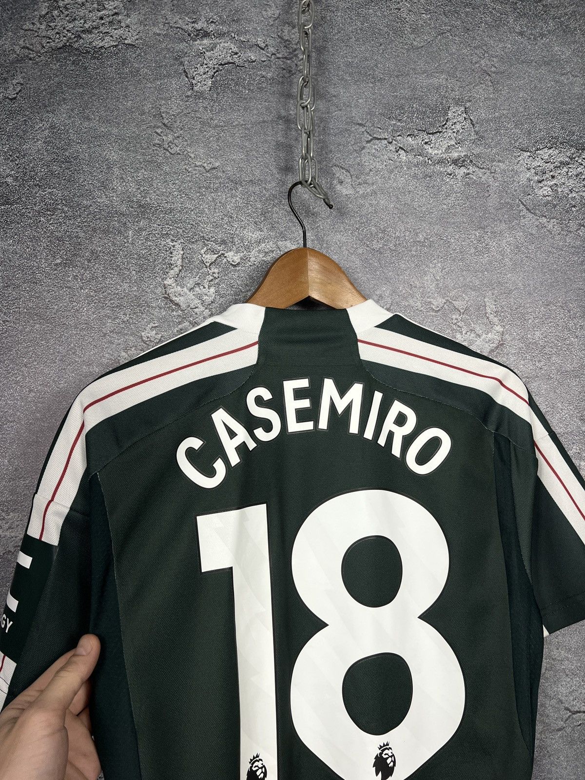 Adidas New Adidas #18 Casemiro Manchester United2023/24 Away Jersey Size US S / EU 44-46 / 1 - 18 Thumbnail