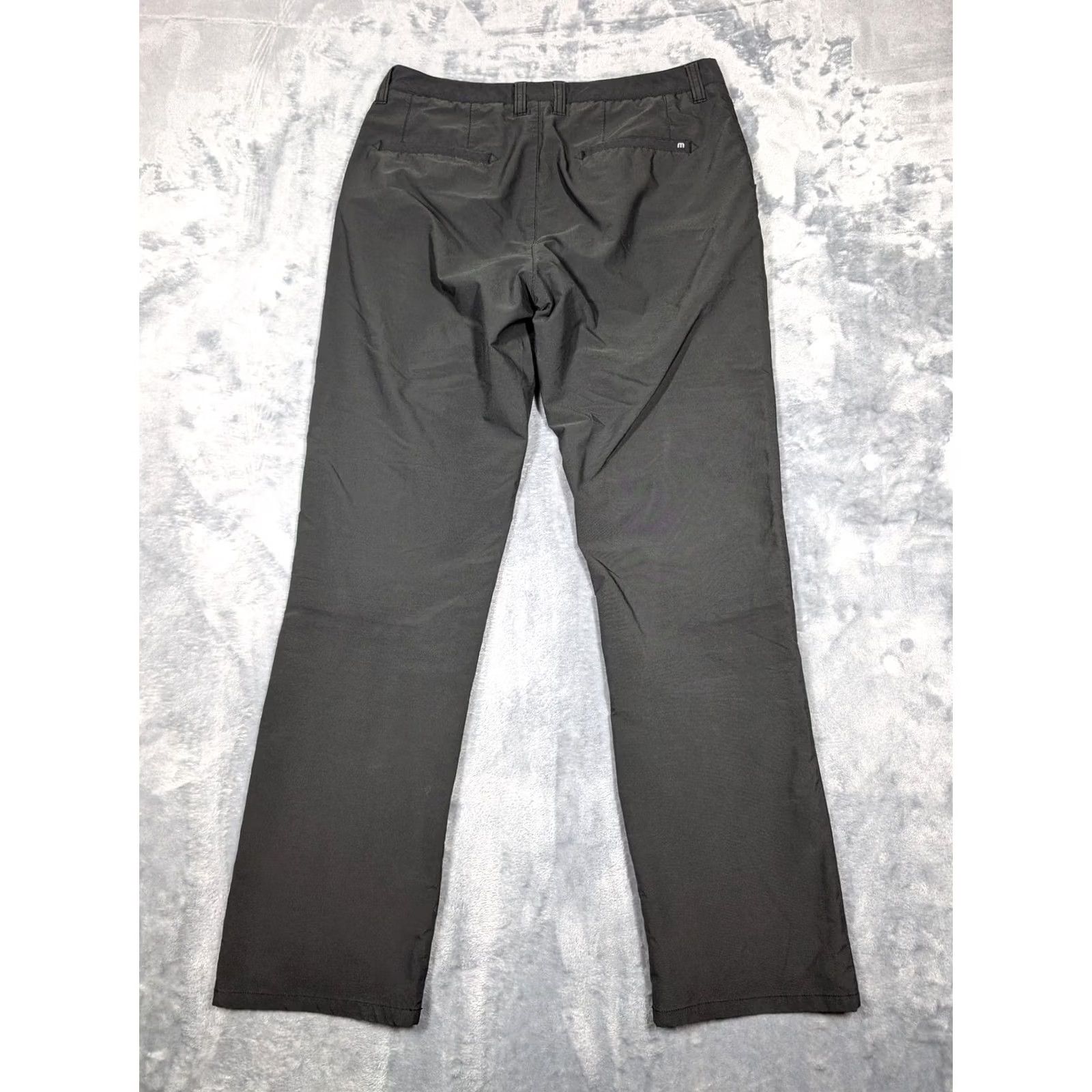 TravisMathew TravisMathew Pants Mens 34 Gray Straight Fit Performance Nylon Blend Golf Casual Size US 34 / EU 50 - 6 Thumbnail