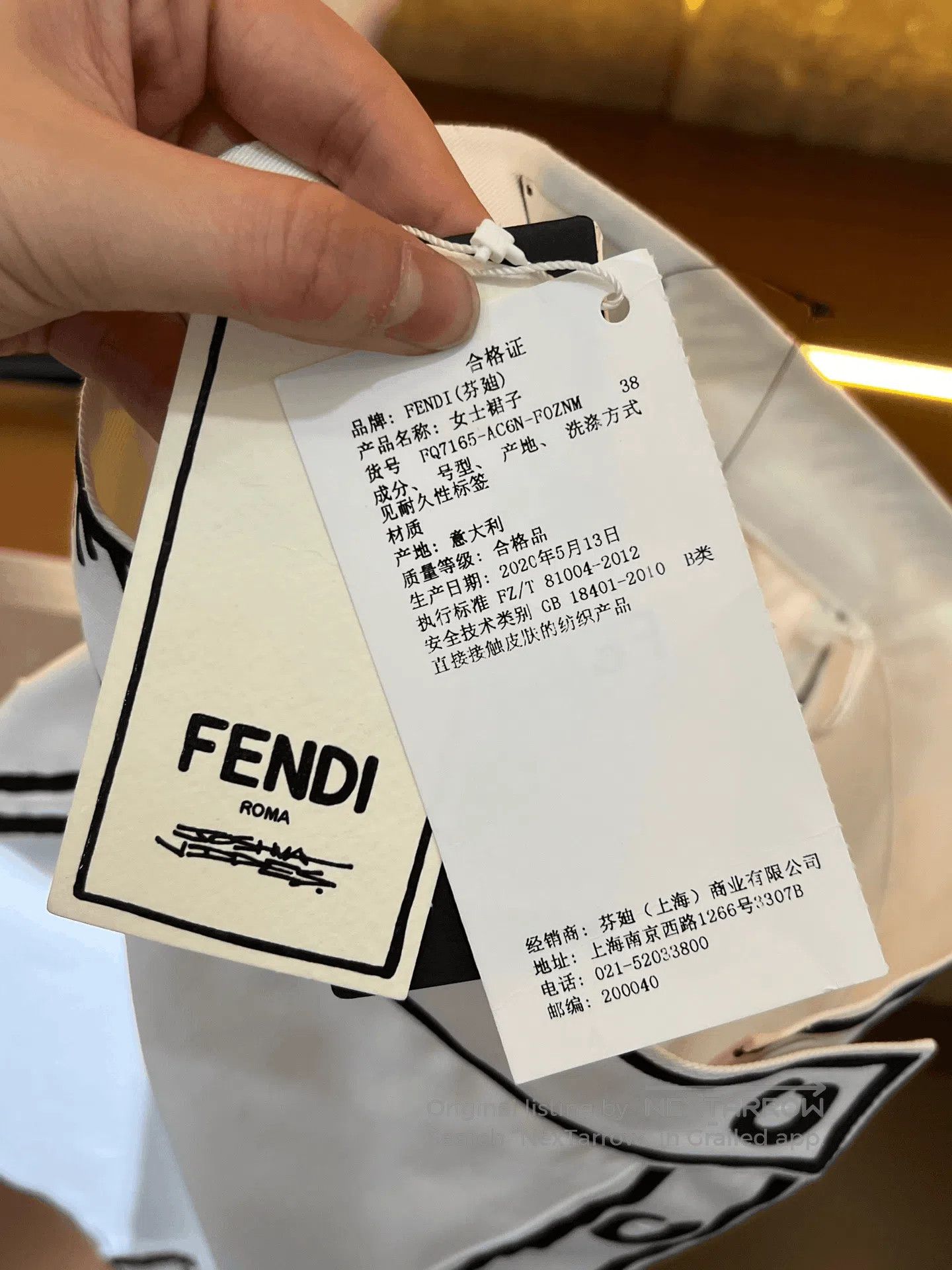 Fendi Fendi California Sky Skirt. Size 37" - 4 Thumbnail