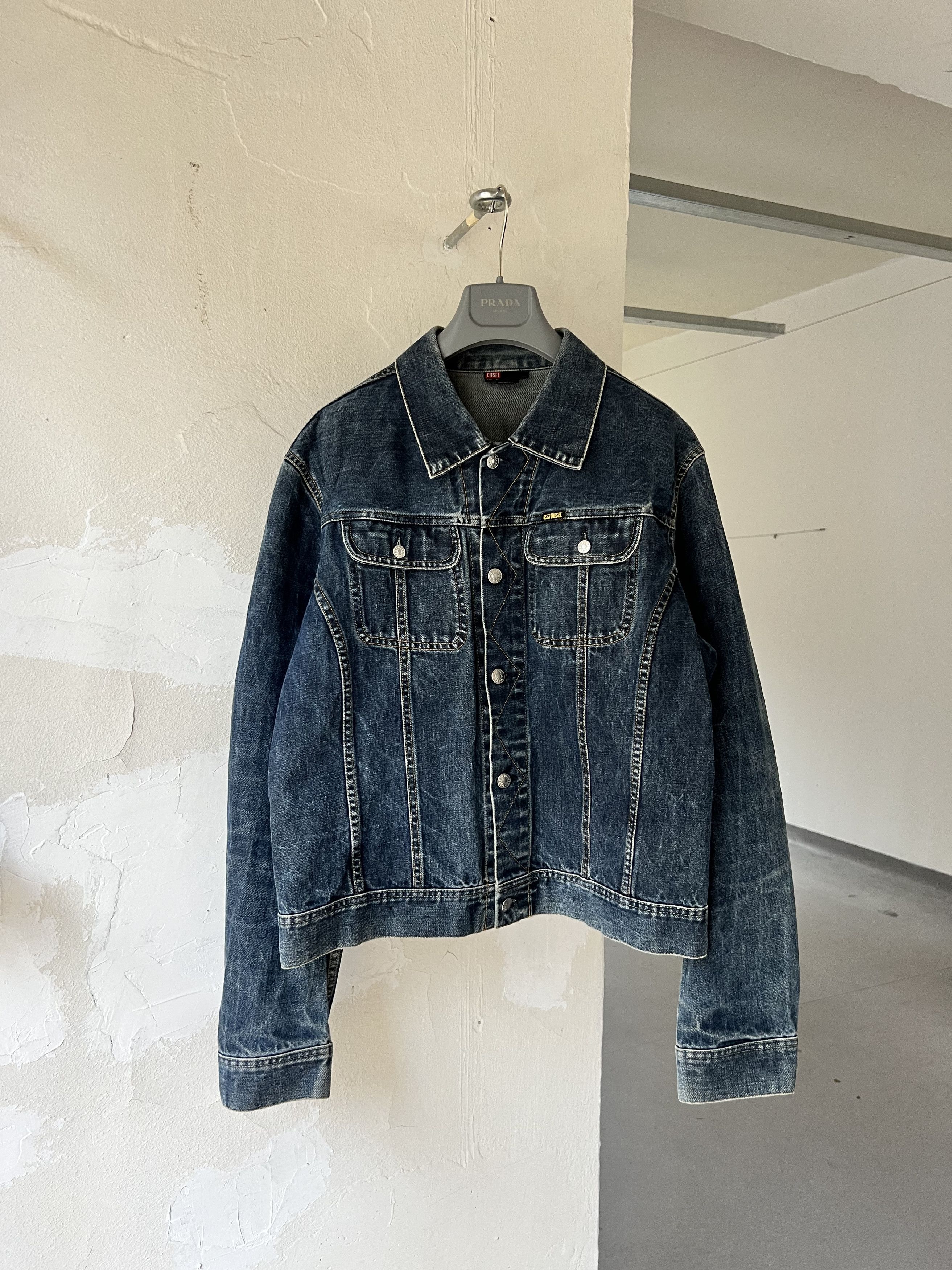 Other Diesel Denim Trucker Vintage Cropped Y2k Jacket Size US L / EU 52-54 / 3 - 1 Thumbnail