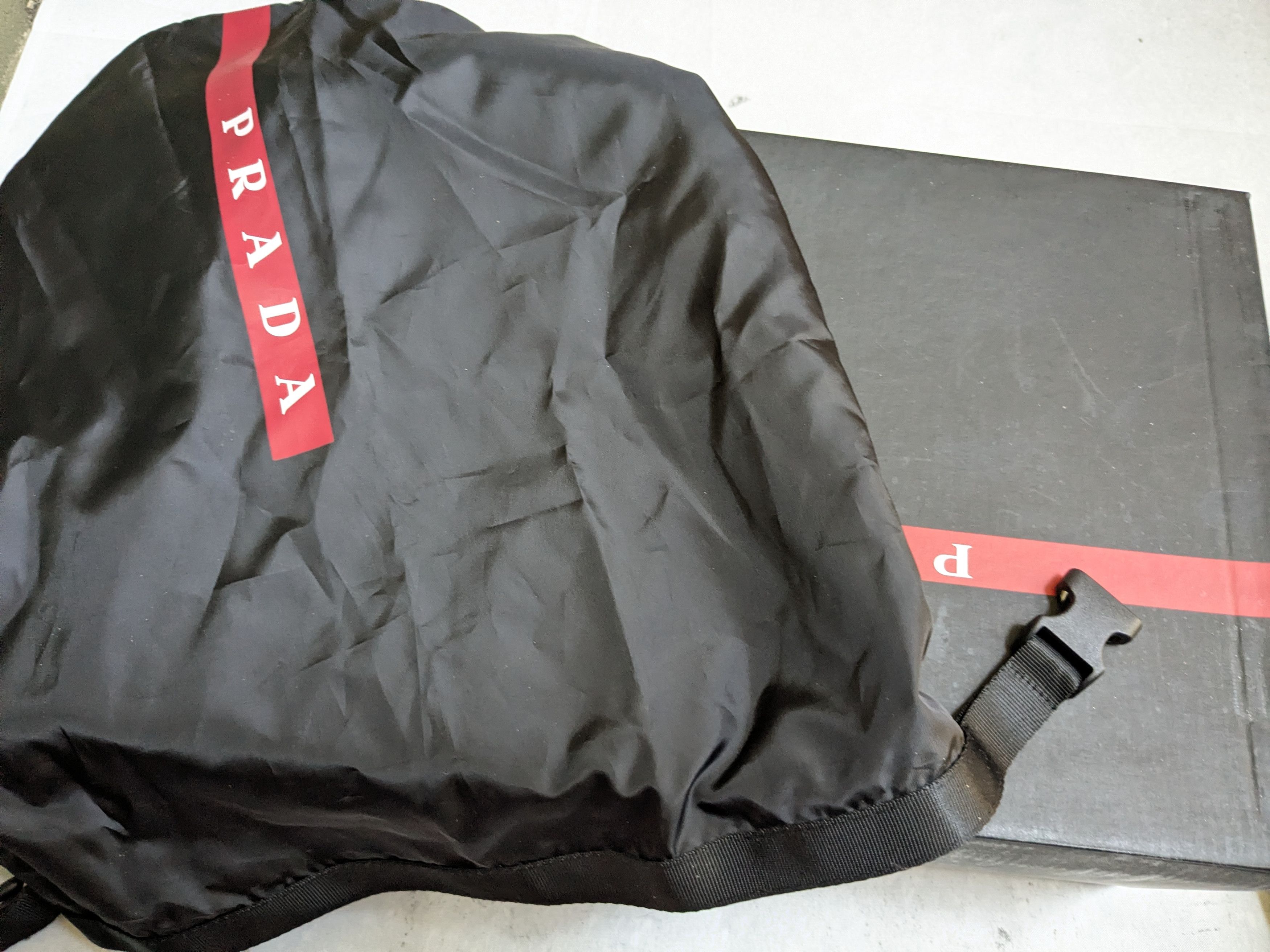 Prada Prada America's Cup Sneakers Black Red 13 Low Tops Leather Size US 13 / EU 46 - 18 Thumbnail