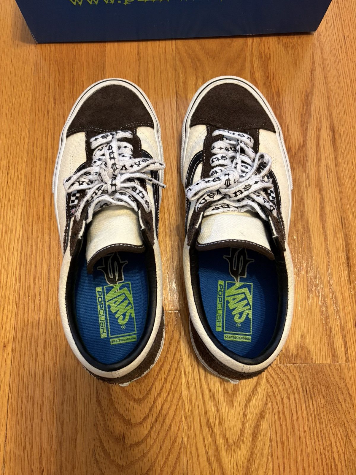 Punk and Yo PUNKANDYO VANS STYLE 36 BROWN Size 10.5 US MEN Size US 10.5 / EU 43-44 - 4 Thumbnail