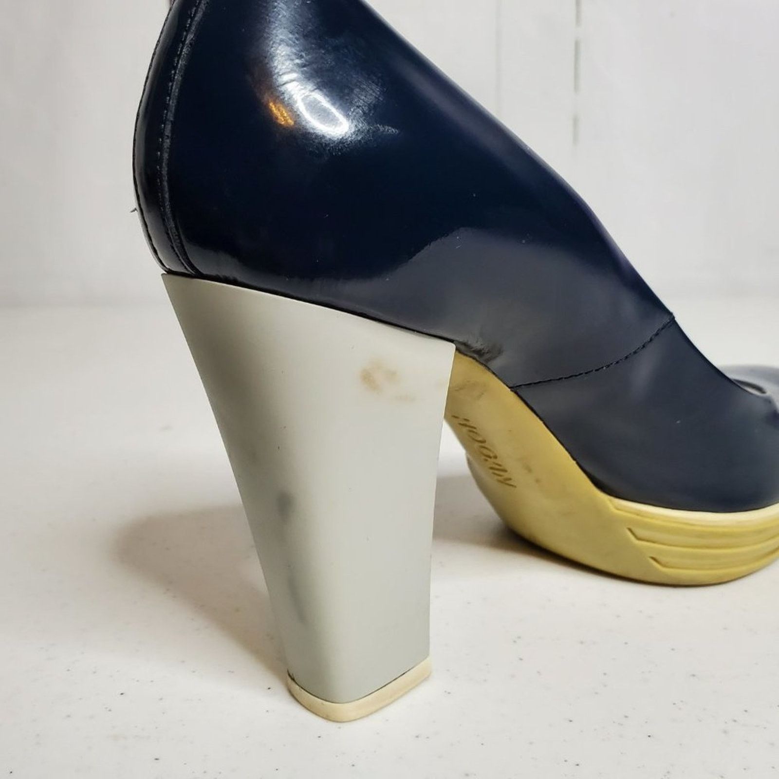 Hogan Vintage Hogan Patent Leather Sneaker Platform Heels 38.5 Size US 8 / IT 38 - 7 Thumbnail