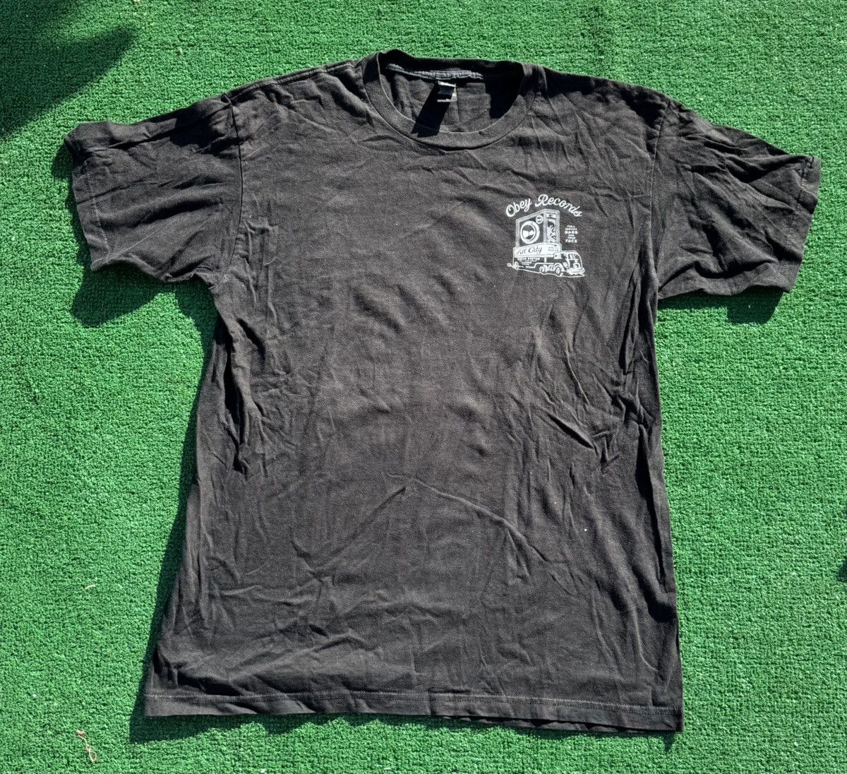 Obey Obey Records T-Shirt Size US L / EU 52-54 / 3 - 1 Thumbnail