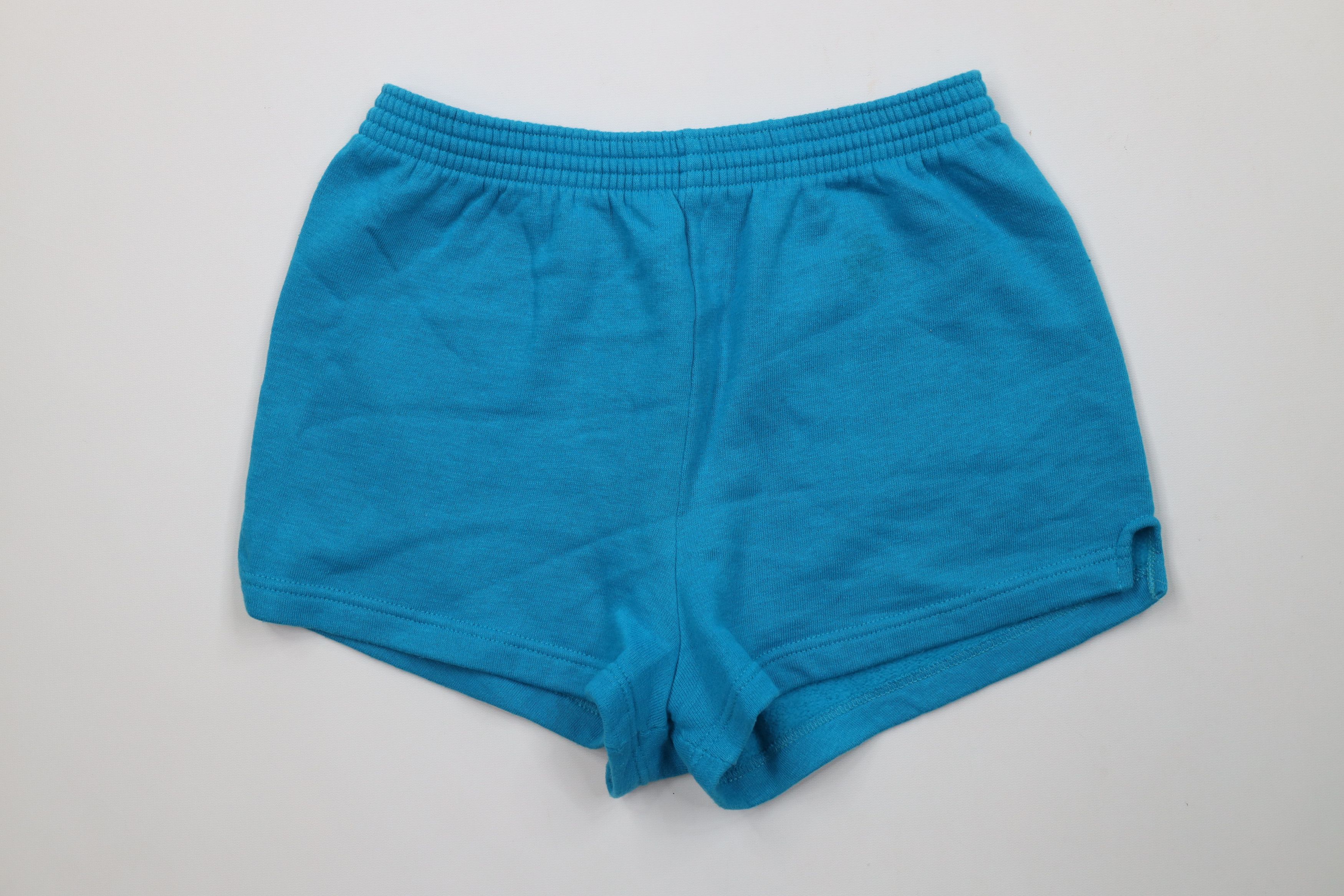 Vintage Vintage 70s 80s Streetwear Hot Sweatpants Shorts Blue USA Size 28" / US 6 / IT 42 - 1 Thumbnail
