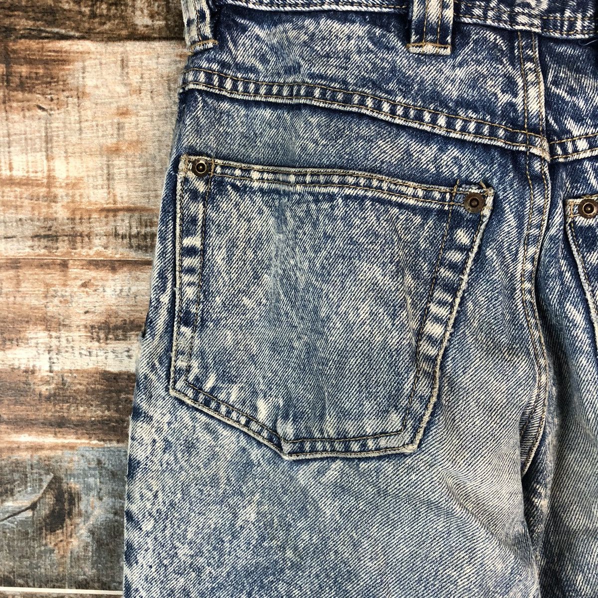 Vintage Gold Rush vintage sand Blue Denim Pants #A2127 Size US 27 - 17 Thumbnail