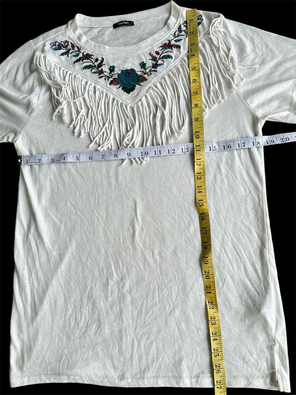 Kapital Favori White Tee Crazy Design . Size US S / EU 44-46 / 1 - 4 Thumbnail