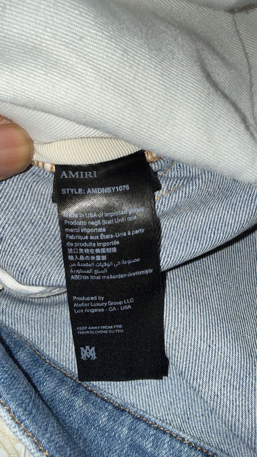 Amiri Amiri mx1 snake patch denim jeans Size US 32 / EU 48 - 5 Thumbnail
