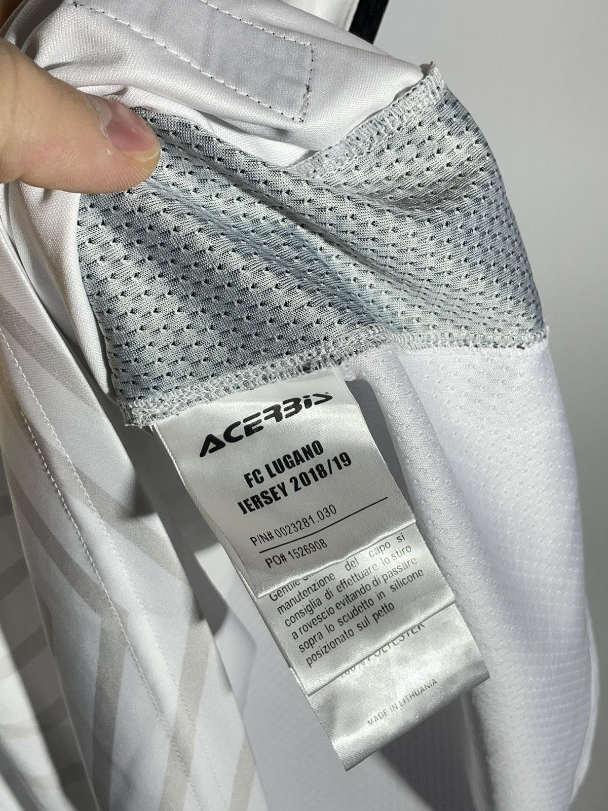 Other FC Lugano 2018/19 Acerbis Away Football Shirt Size US XL / EU 56 / 4 - 13 Thumbnail