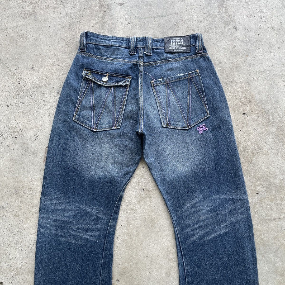 If Six Was Nine Vintage IN7ET Japan Jeans Faded Rare Denim Pants W32x29.5 Size US 32 / EU 48 - 10 Thumbnail
