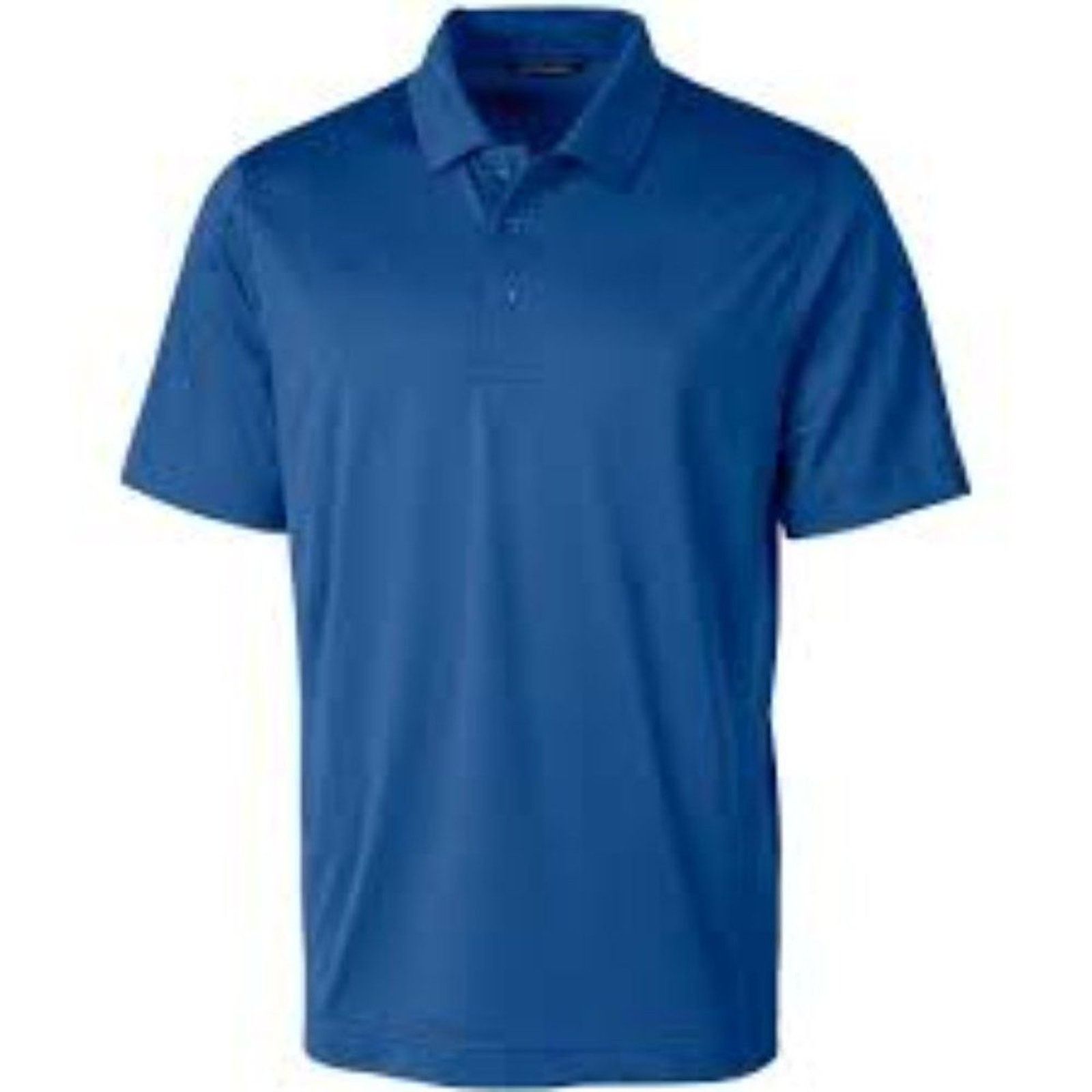 Cutter & Buck Cutter & Buck Men's Polo Shirt Size Large Blue Solid Size US L / EU 52-54 / 3 - 5 Thumbnail